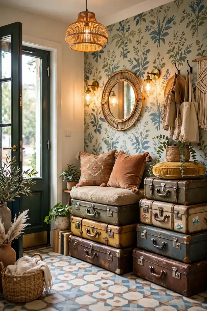 Vintage Suitcase Stacks