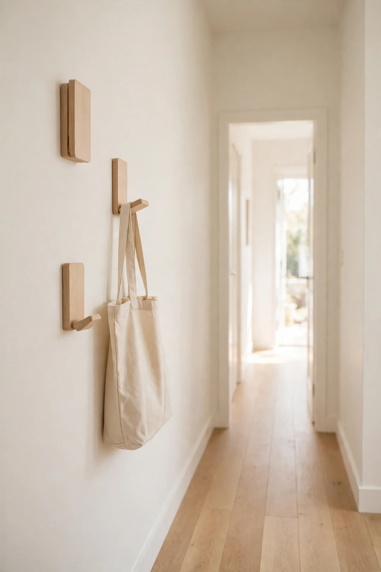 Fold-Down Wall Hooks