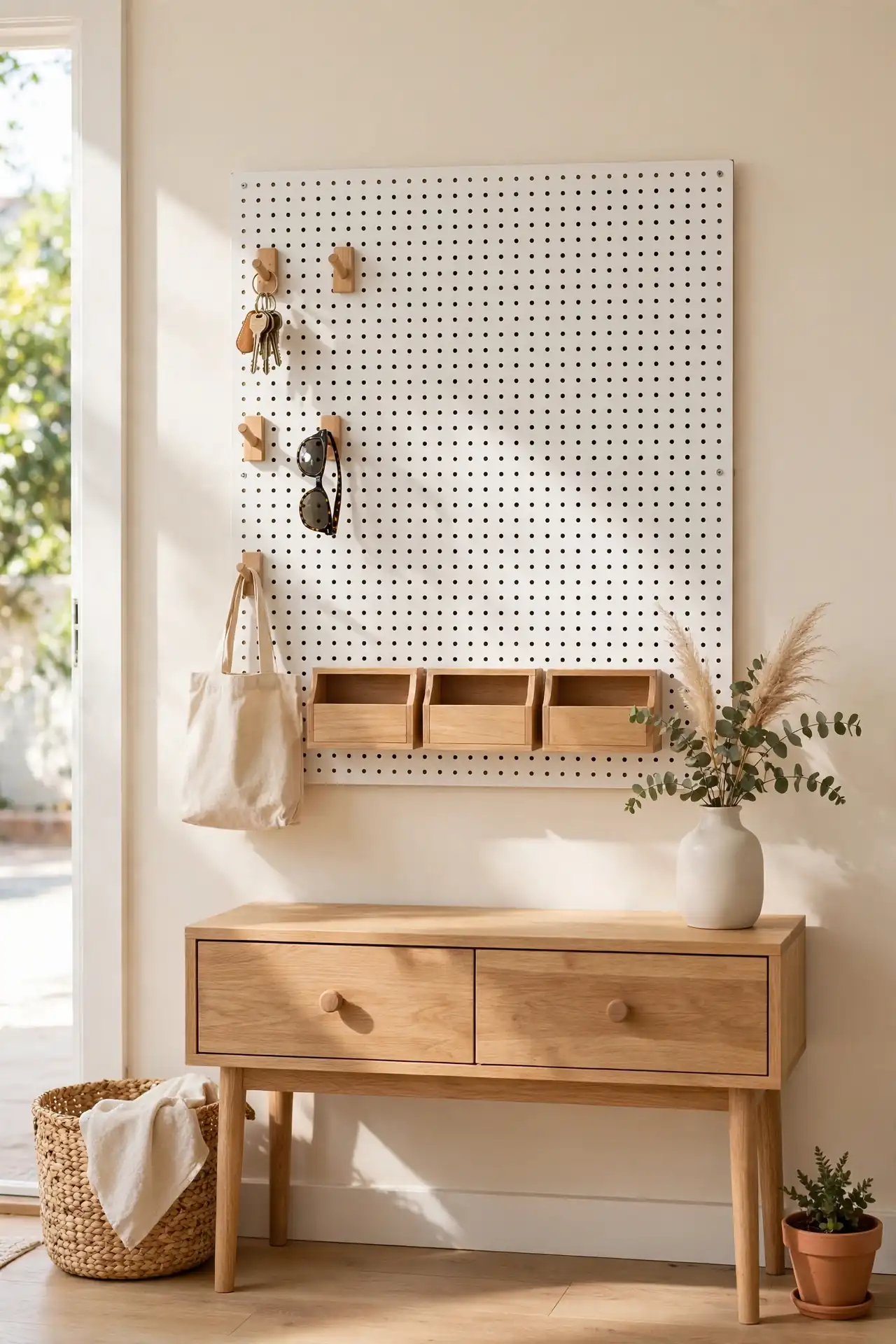 Pegboard Command Center