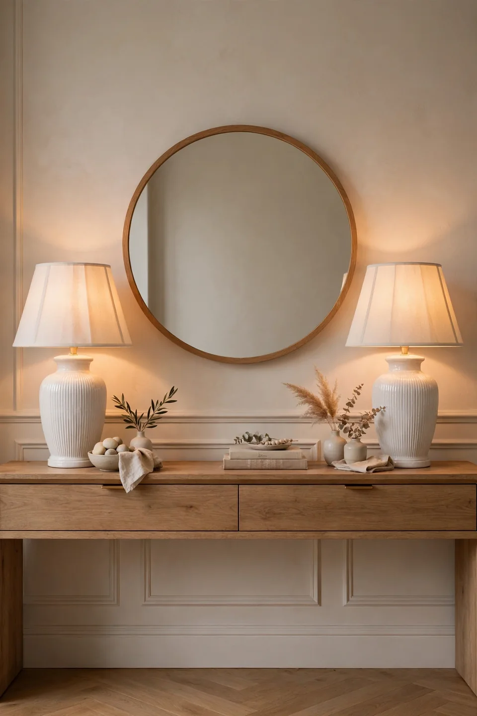 Ceramic Lamp Pair