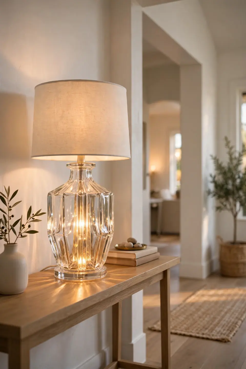 Glass Lamp Base