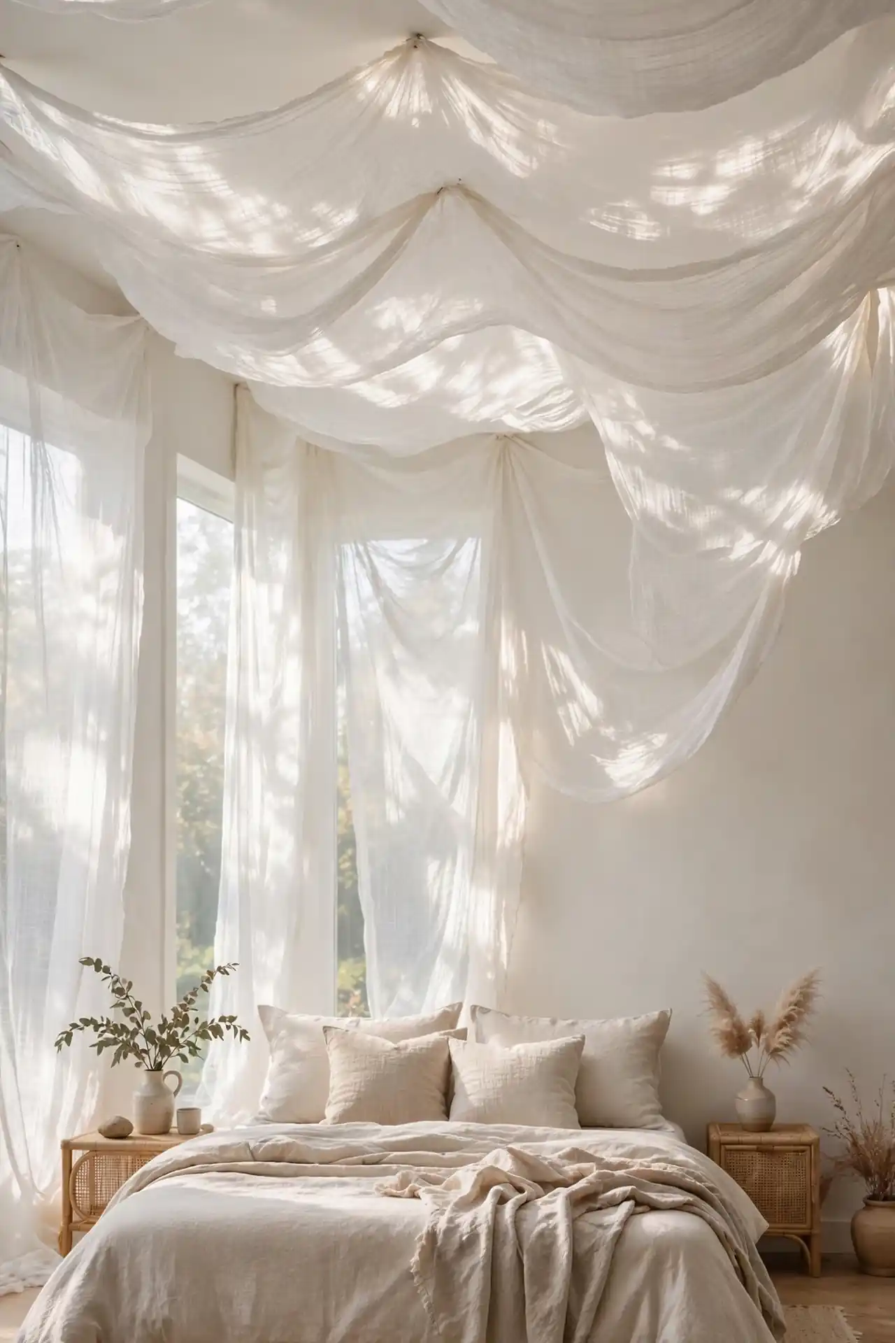 Gathered Gauze Waves