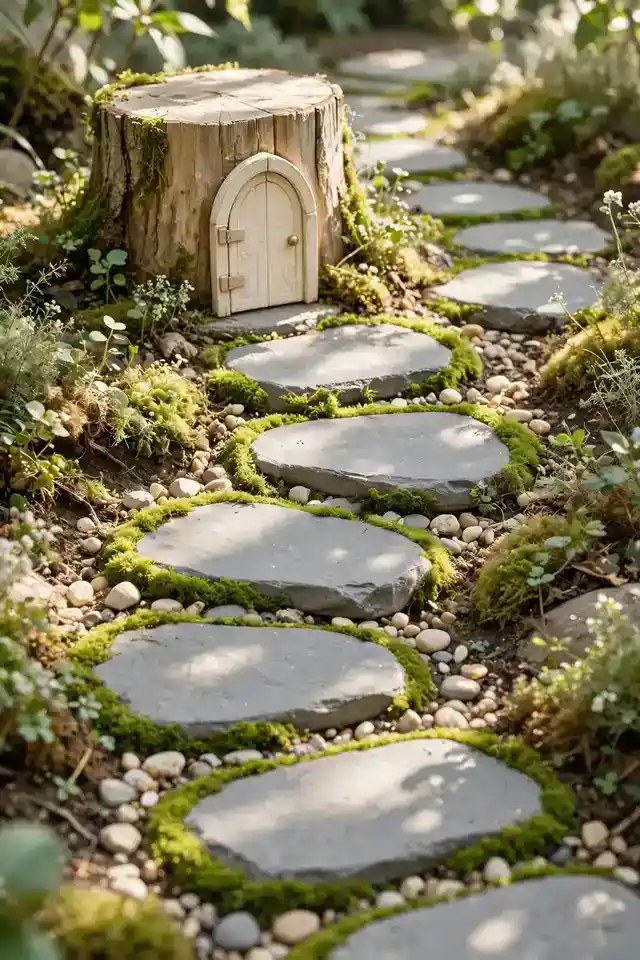 Mossy Stone Pathway
