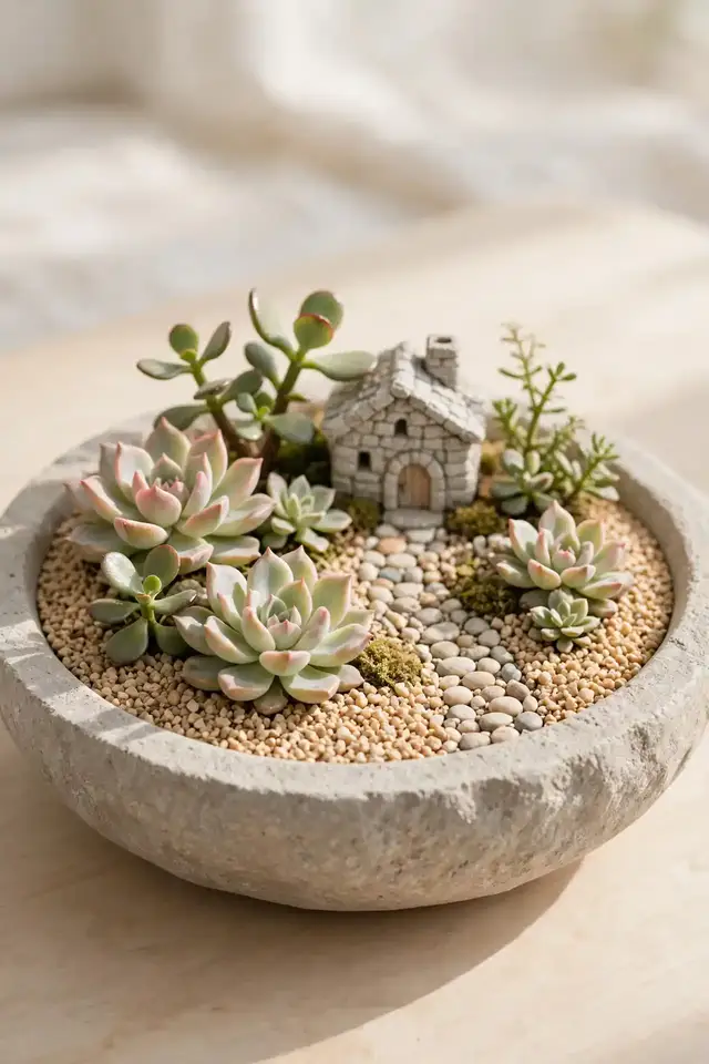 Succulent Fairy Beds