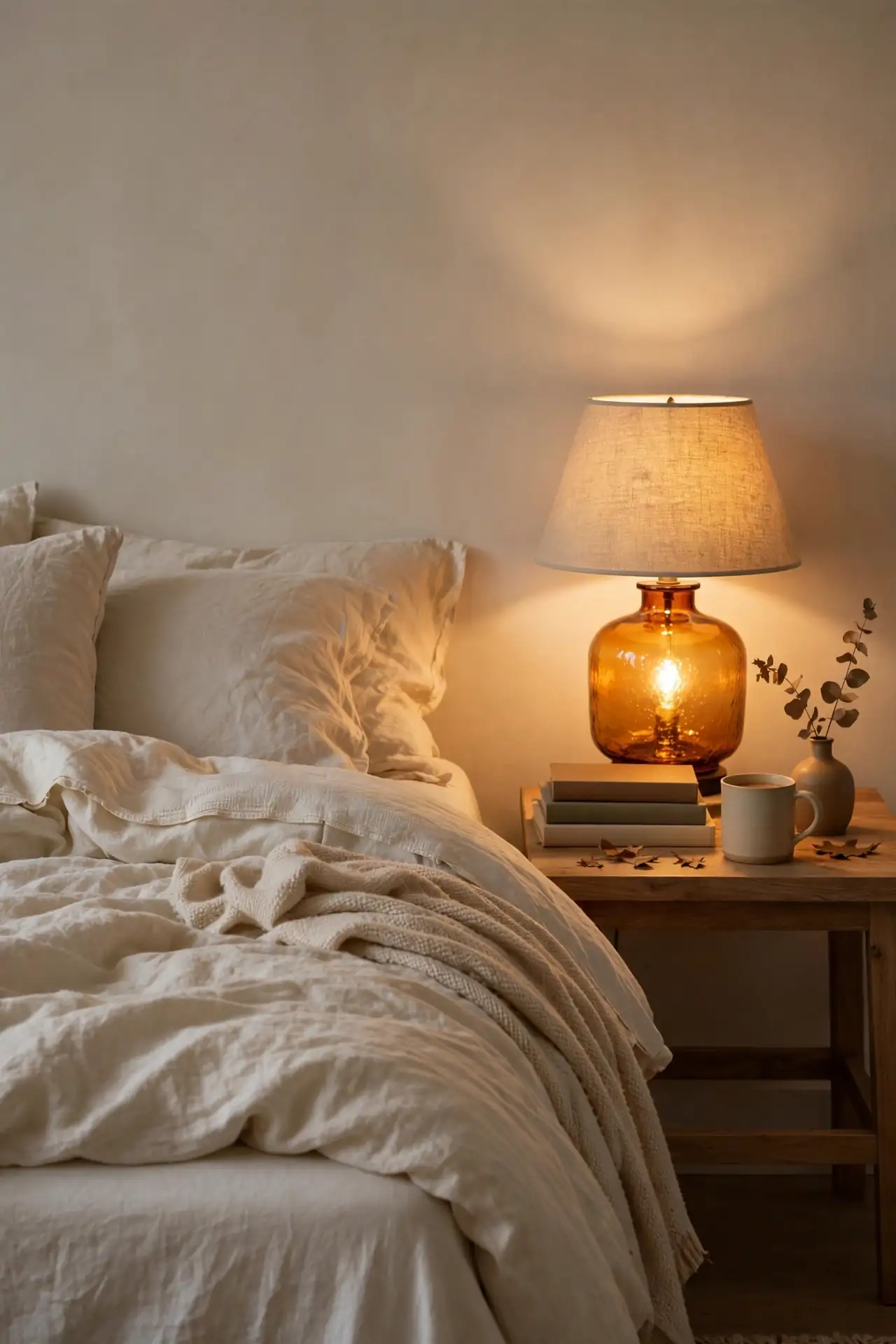 Amber Glass Lamps