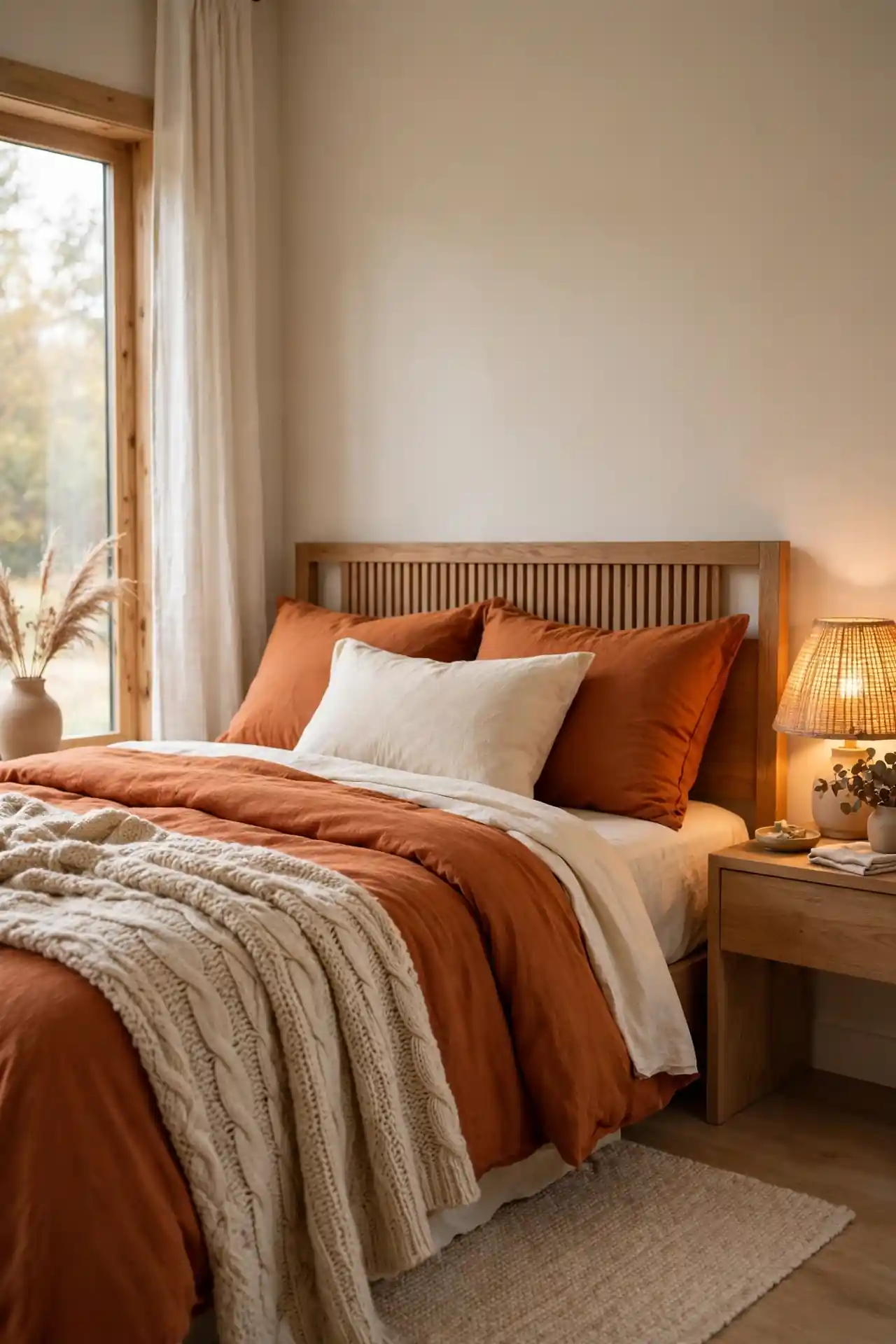 Burnt Orange Bedding