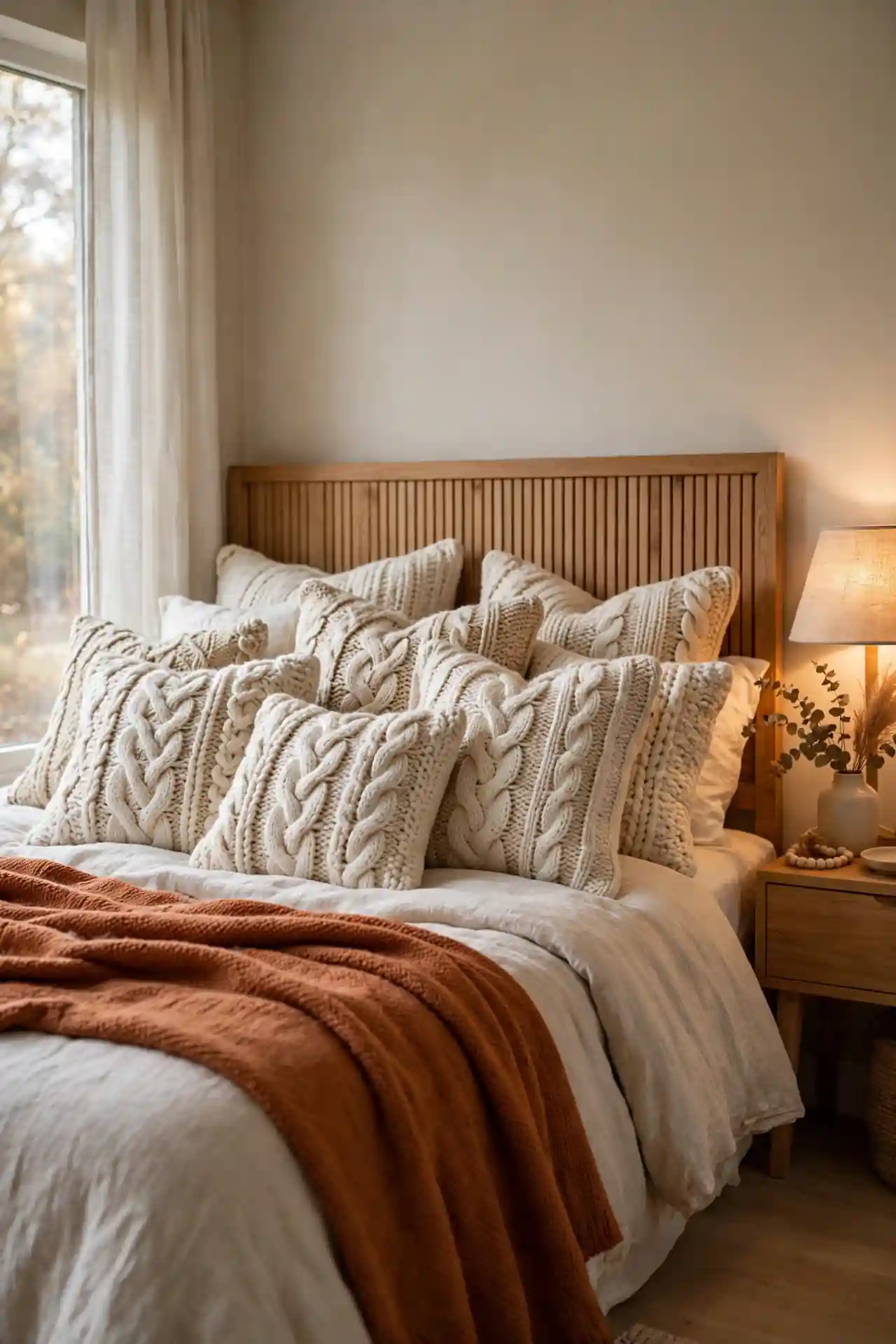 Chunky Knit Pillows
