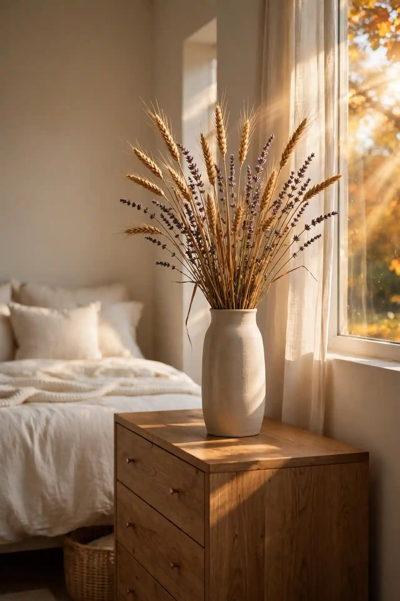 Dried Wheat Arrangements