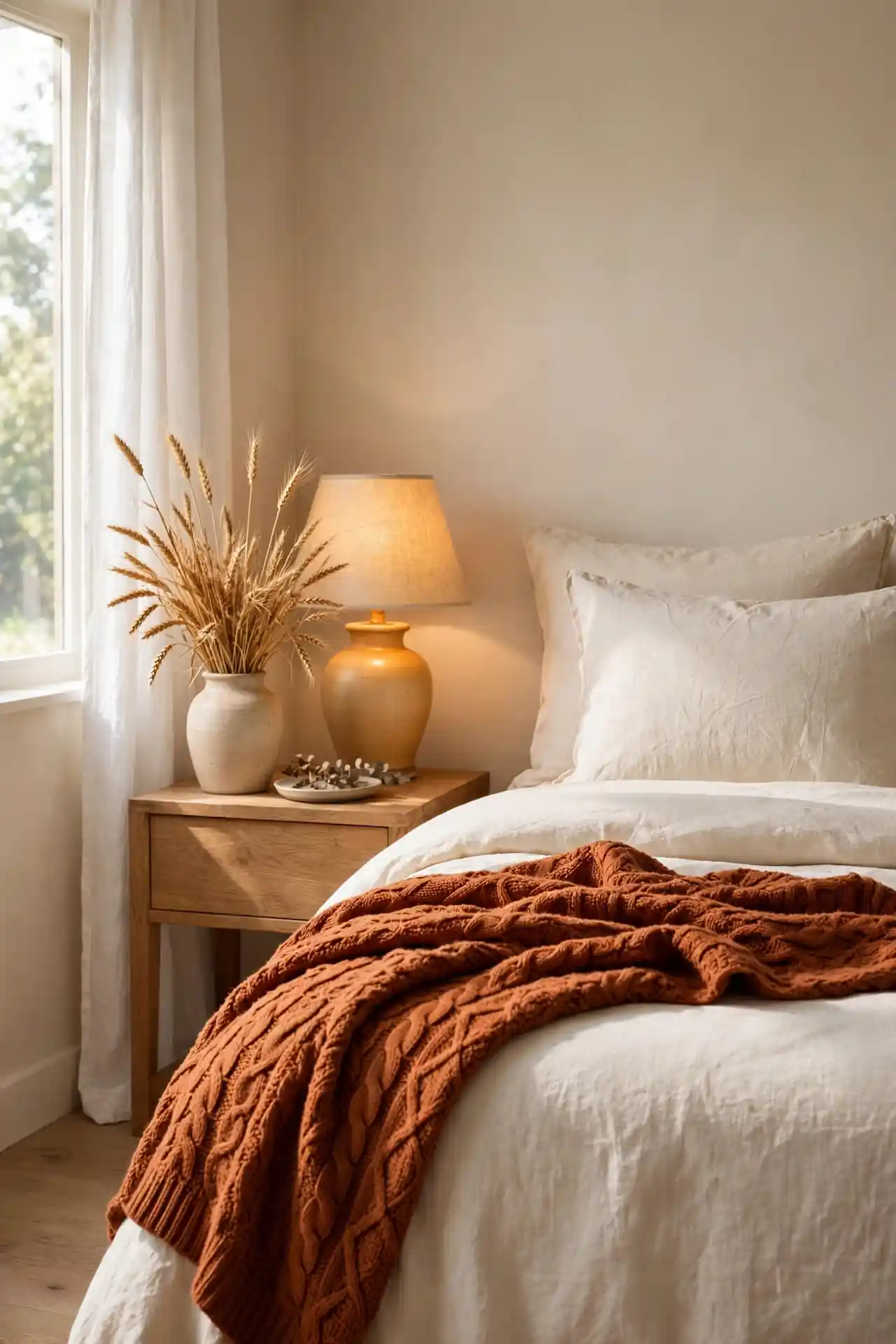 Warm Rust Throw Blankets