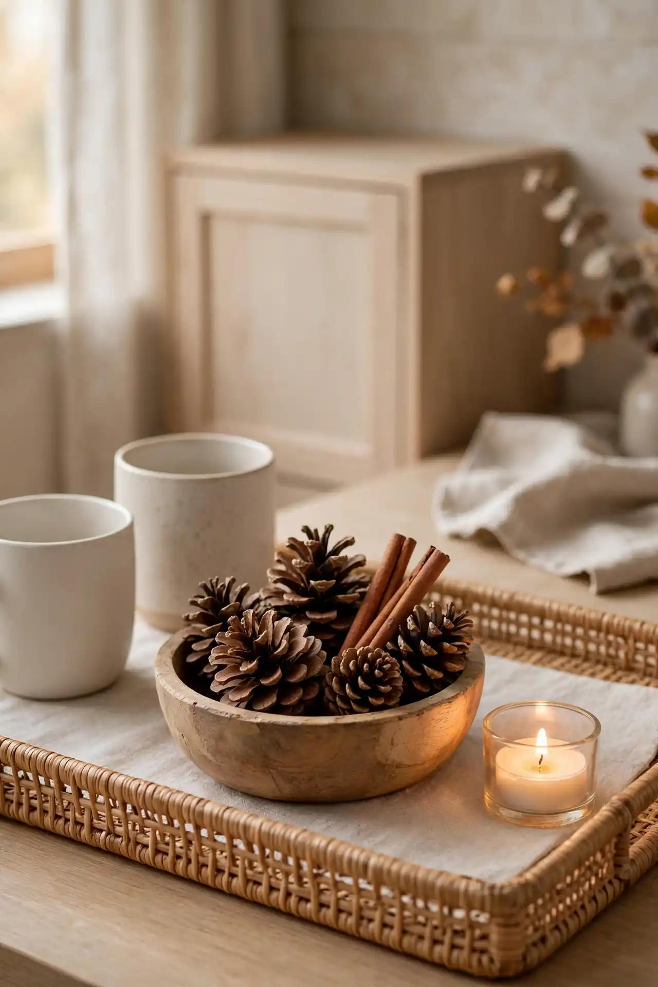 Pinecone Decor Touch