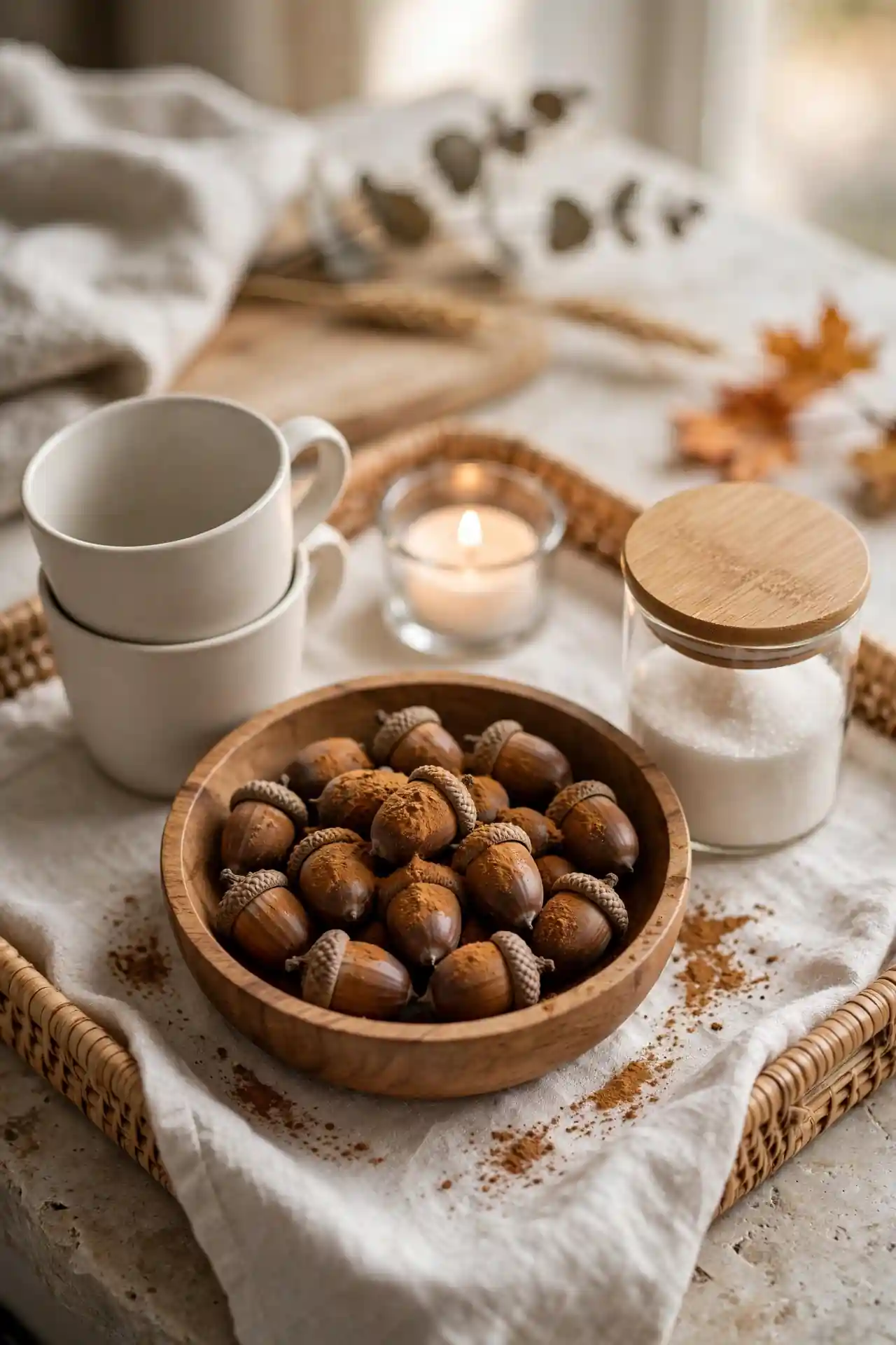 Acorn Scatter Bowl
