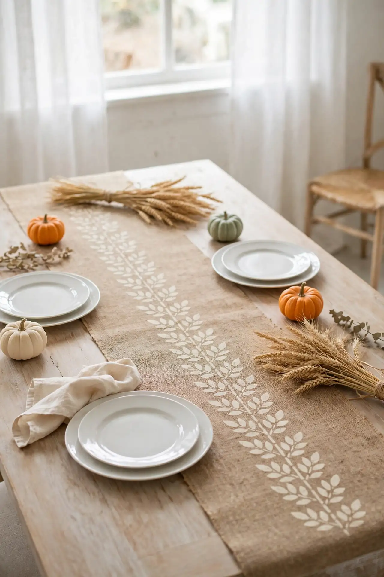 Burlap Table Runner
