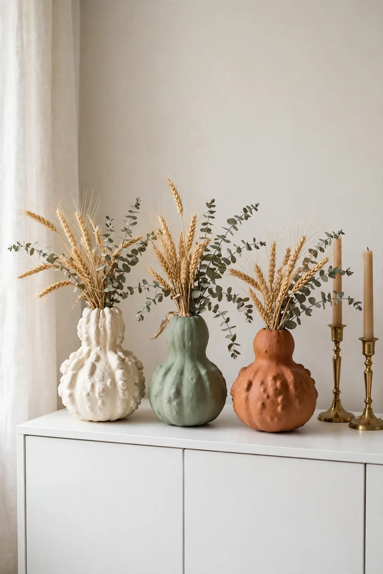 Painted Gourd Vases