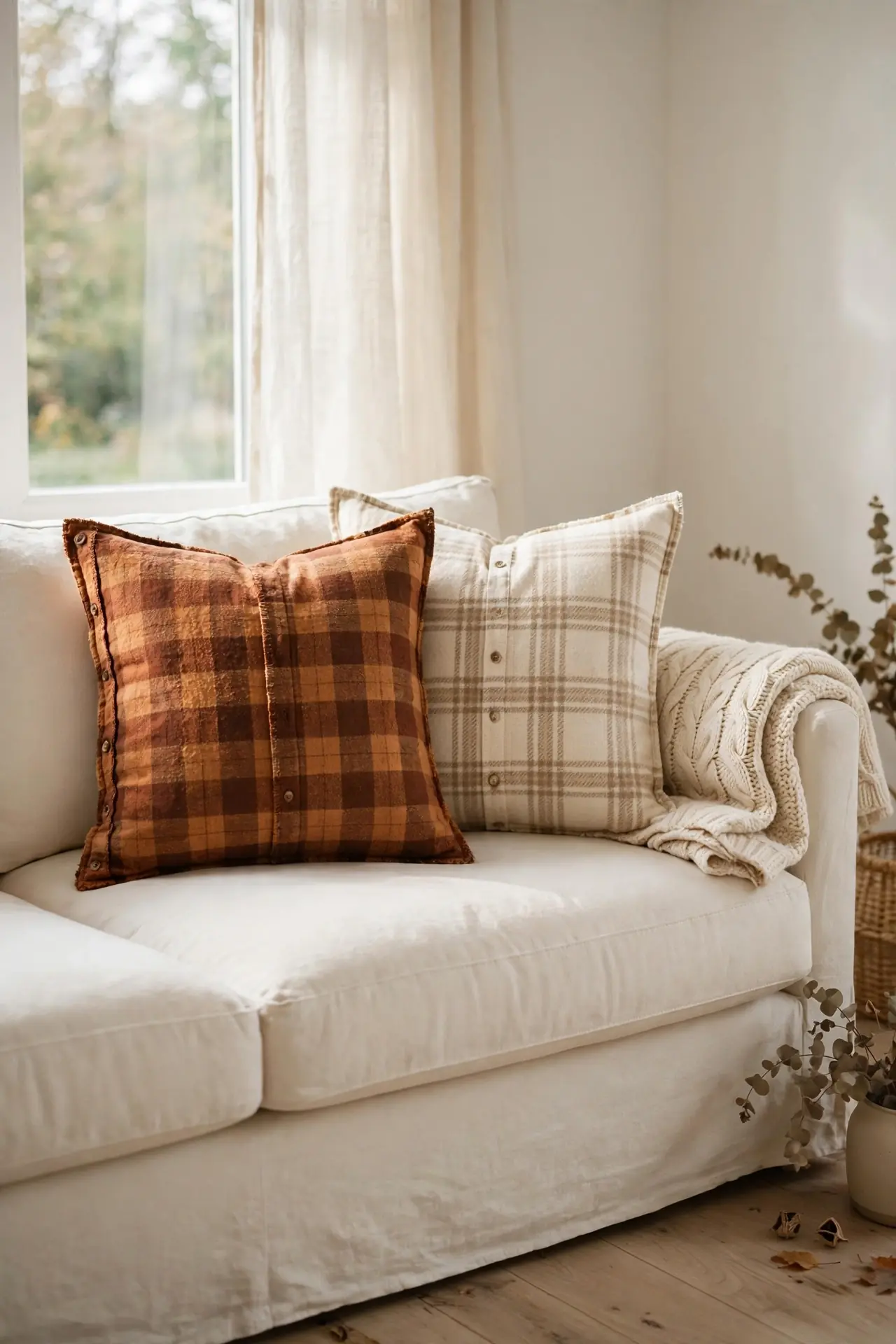 Plaid Pillow Covers