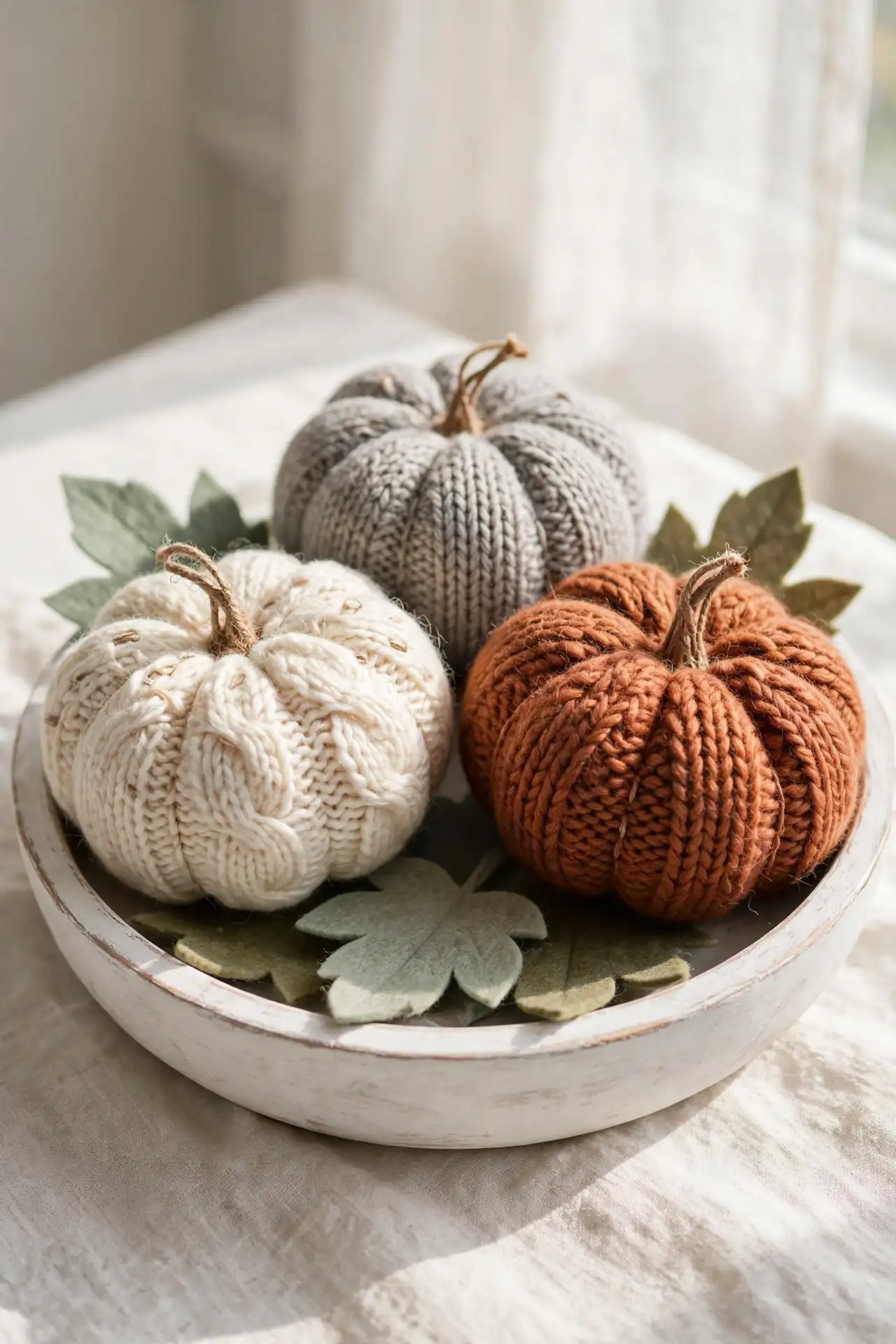Sweater Pumpkin Sewing