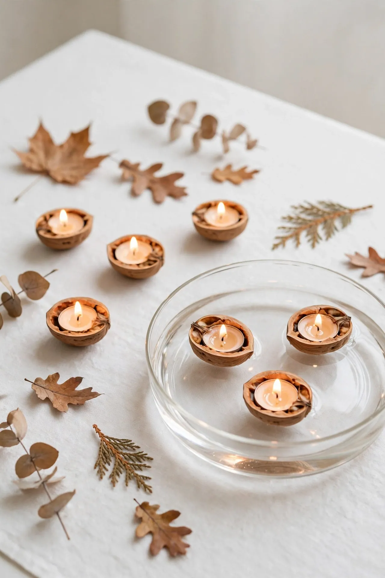 Walnut Shell Candles