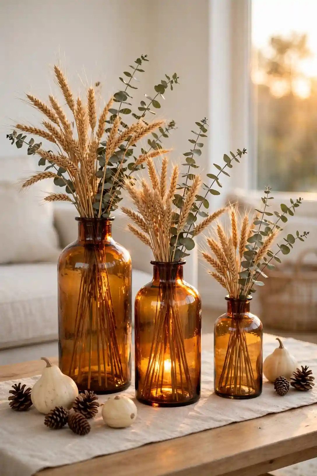 Pumpkin Mantel Display