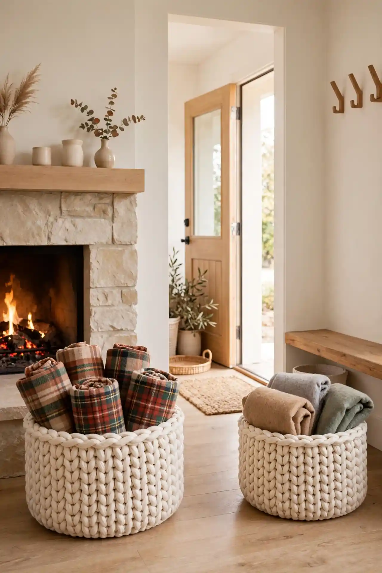 Sweater Knit Baskets