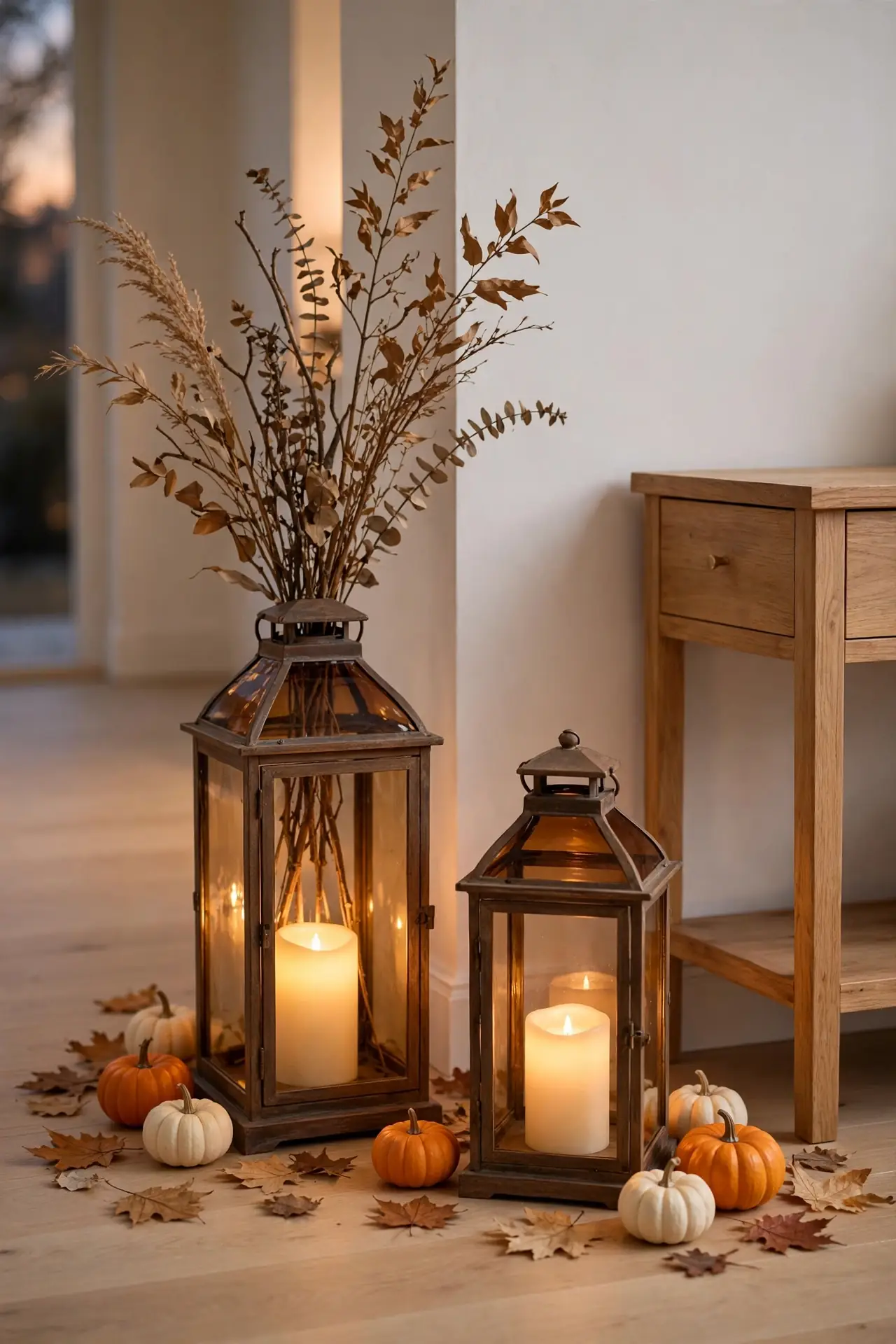 Amber Glow Lanterns
