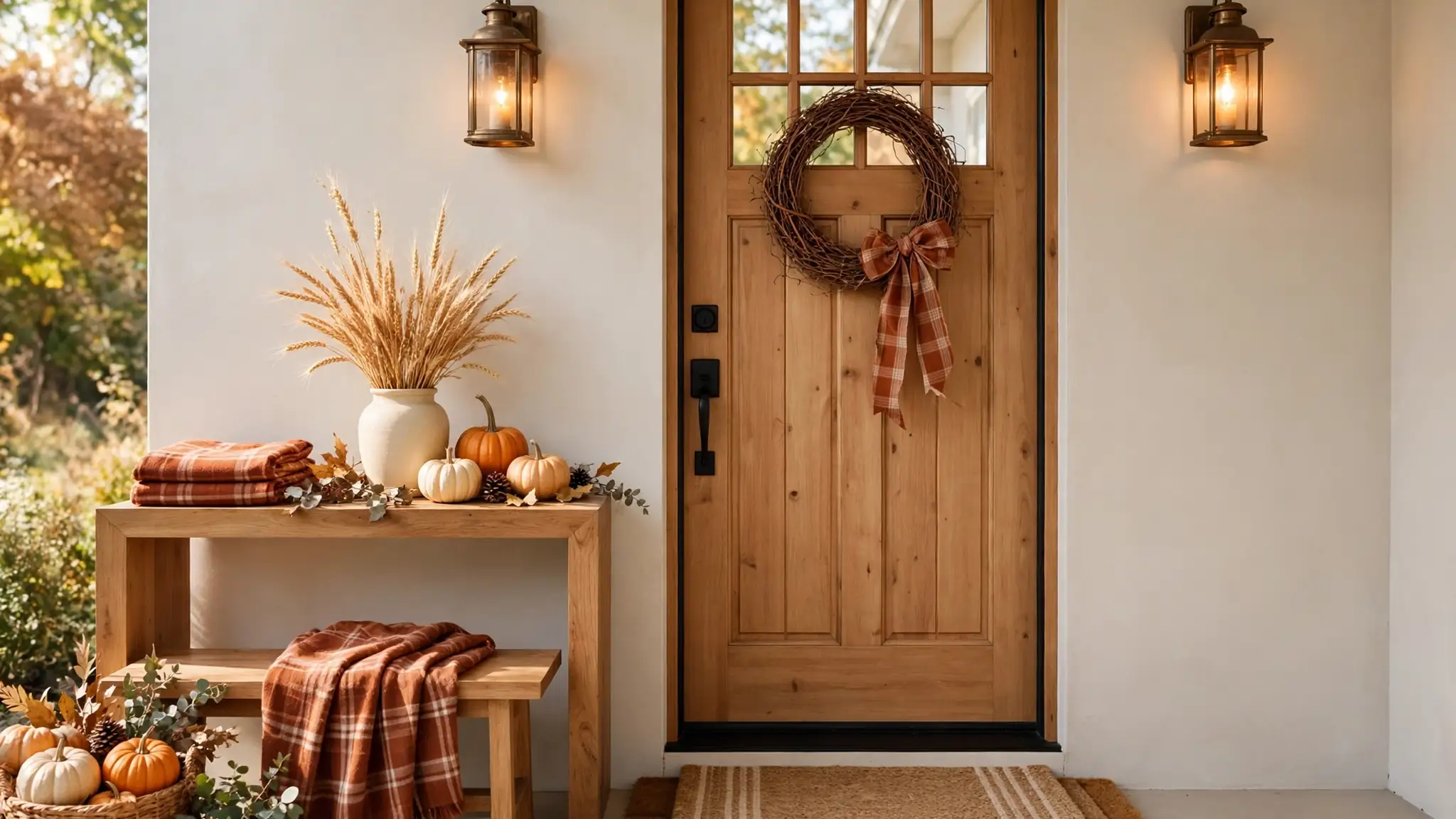 fall entryway decor ideas