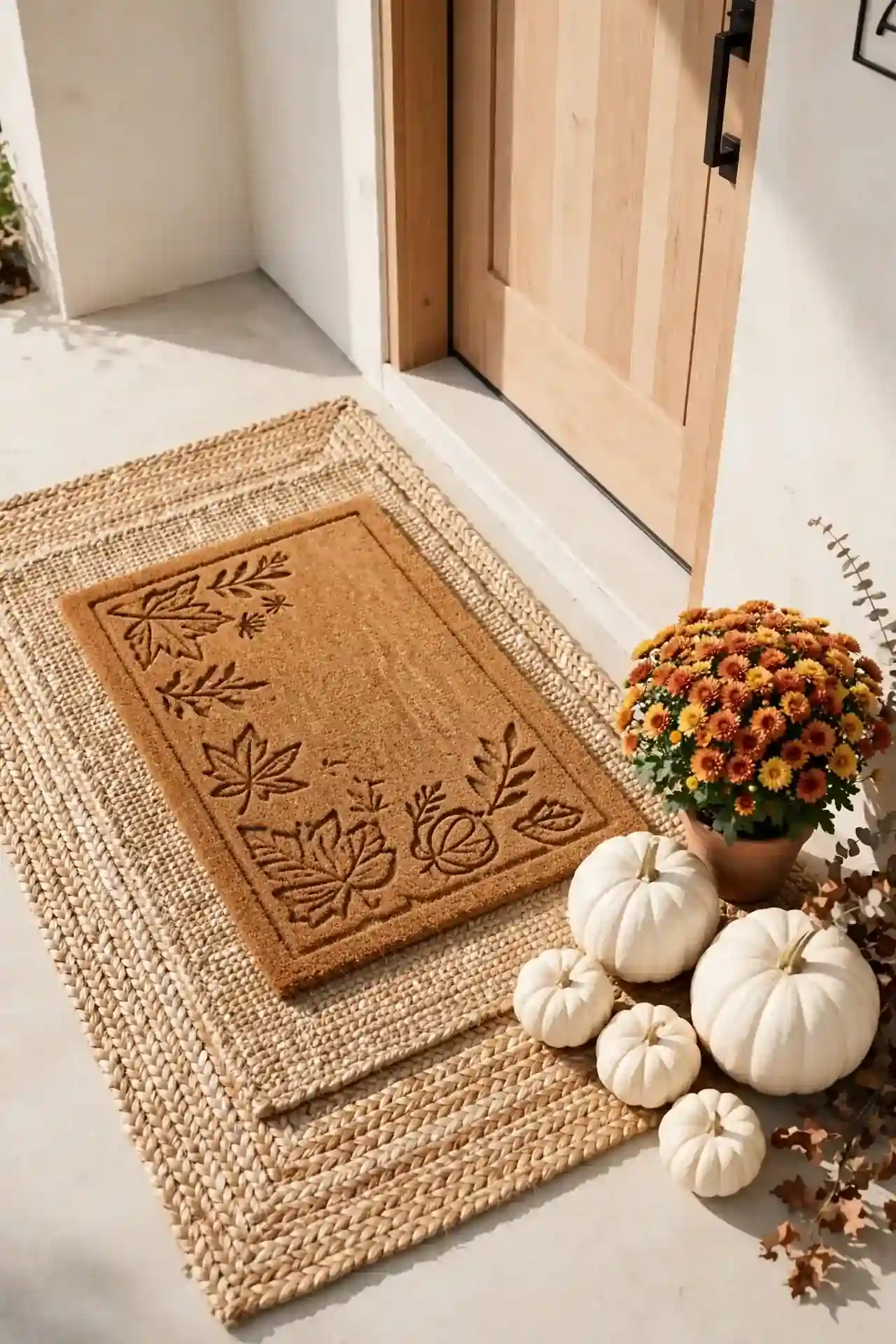 Layered Doormat Stack