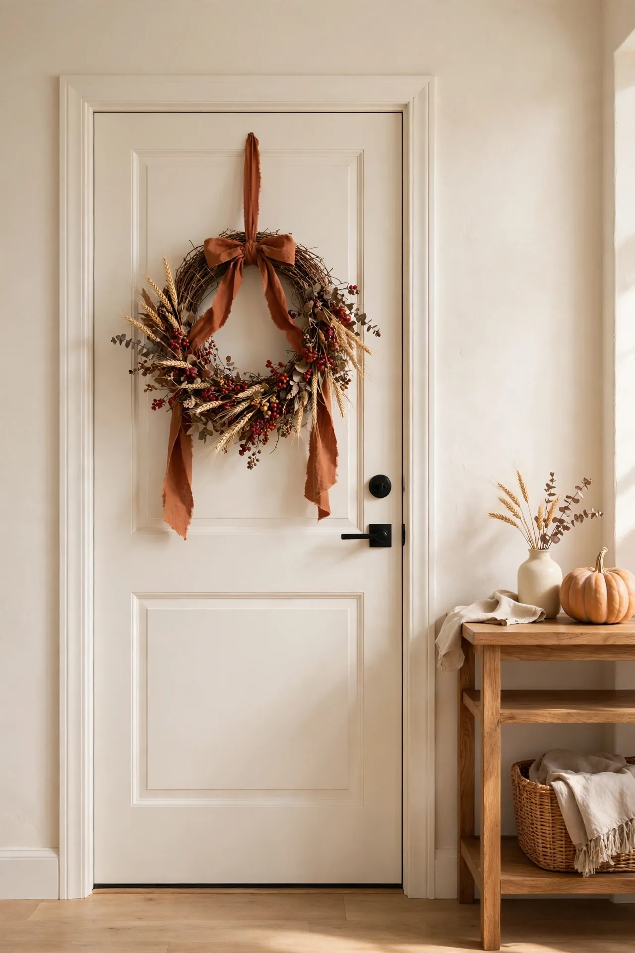 Wreath Door Focus