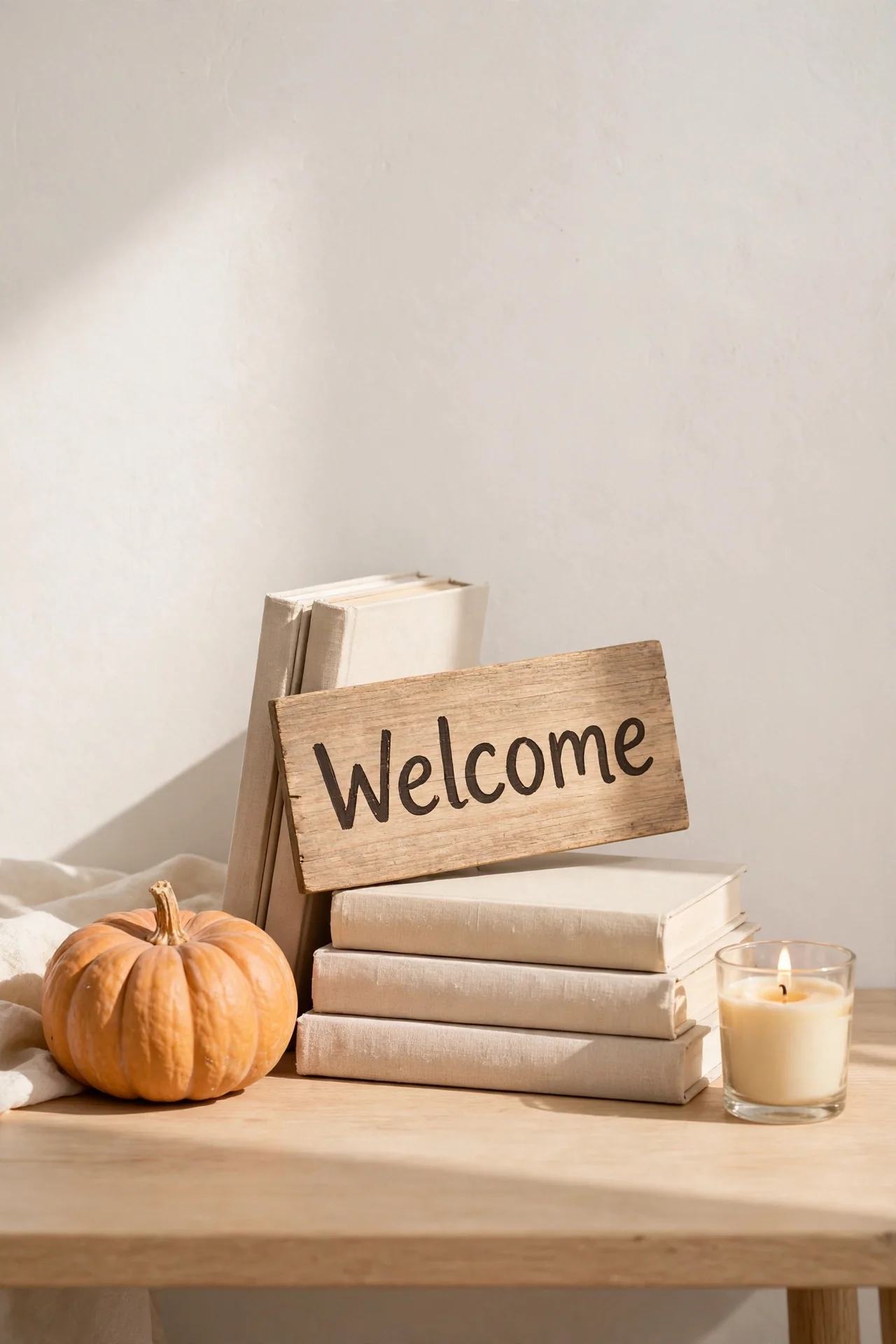 Autumn Welcome Sign