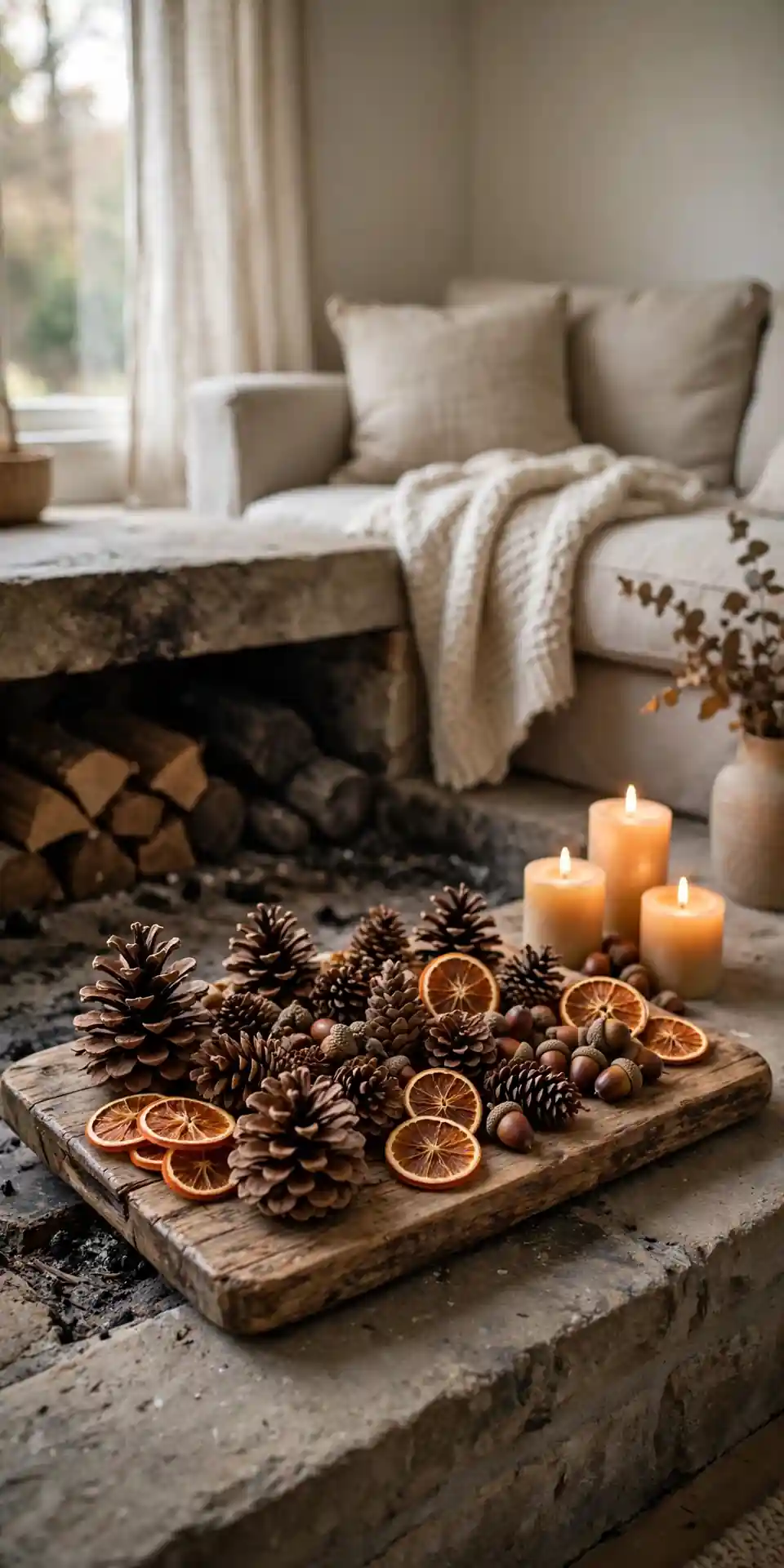 Pinecone Tray Styling