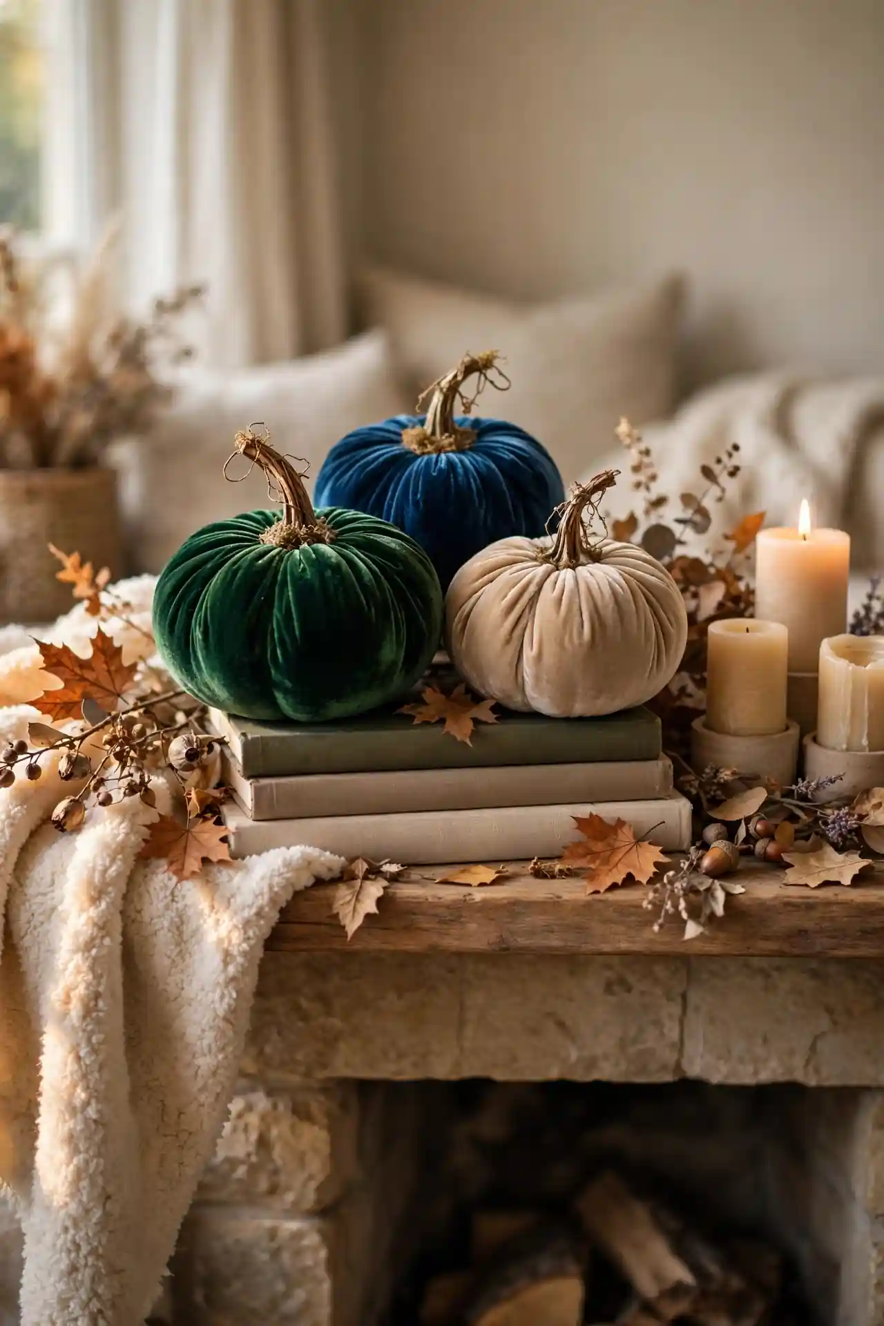 Velvet Pumpkin Trio