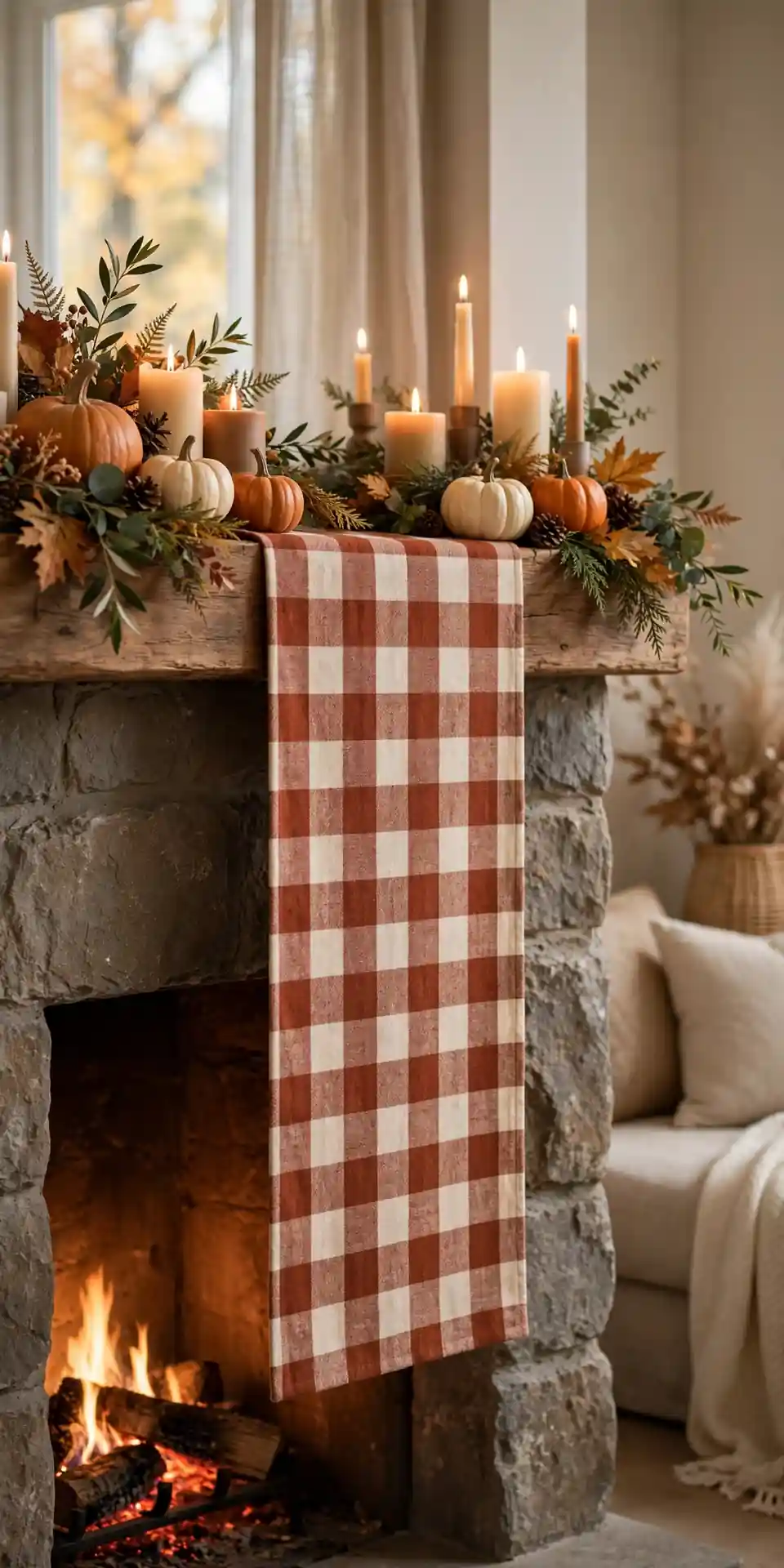 Plaid Runner Layer