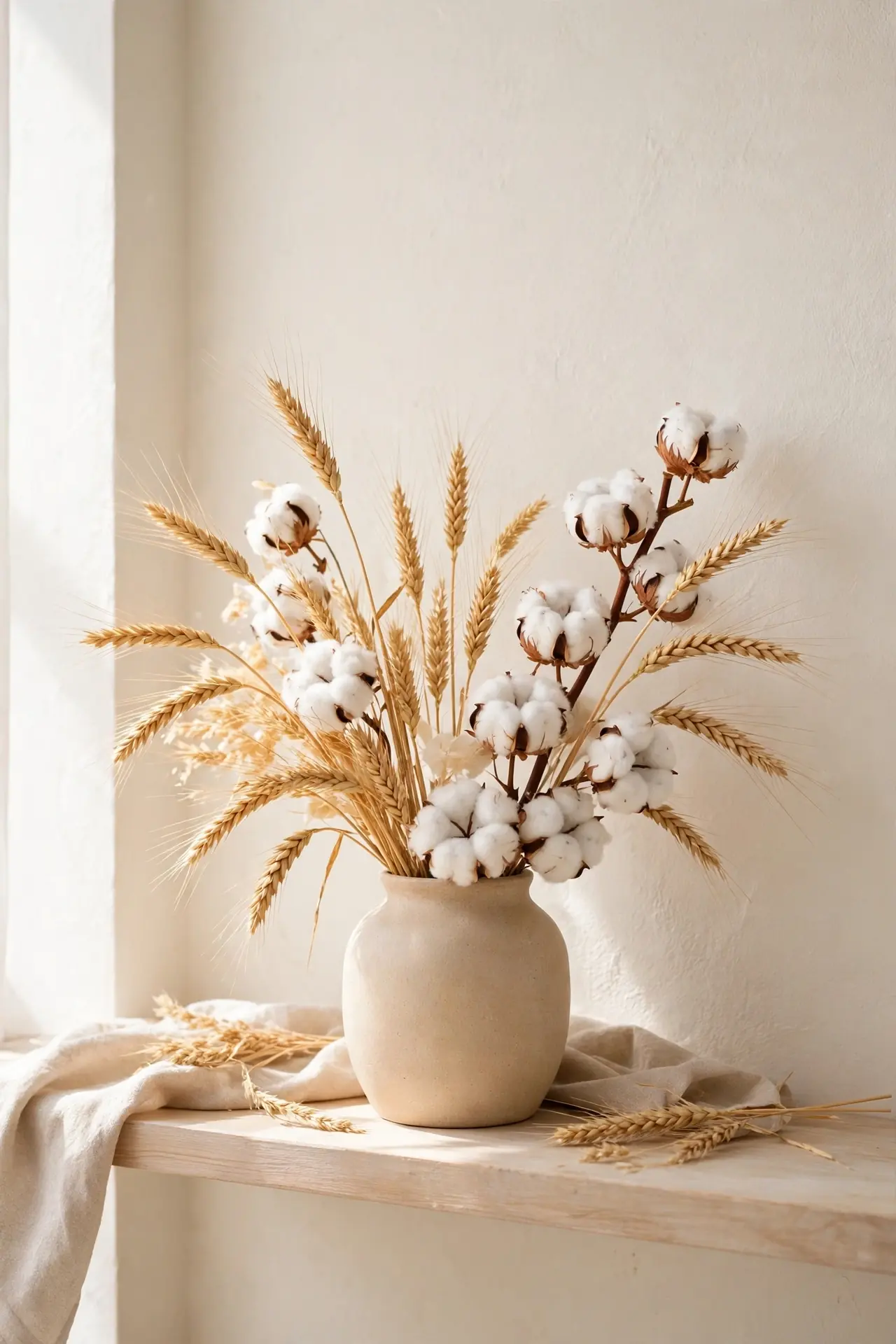 Wheat and Cotton Blend