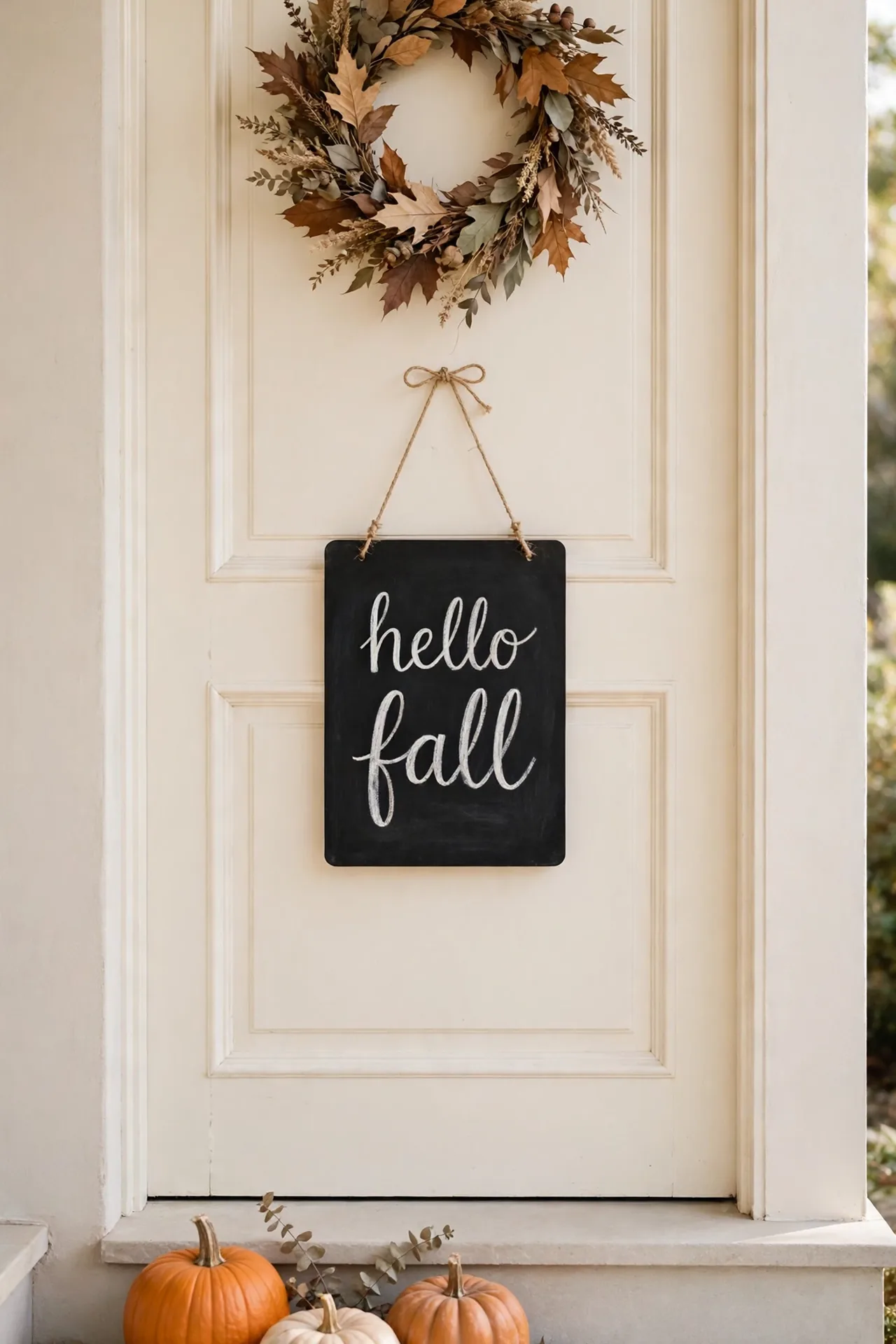 Chalkboard Door Sign