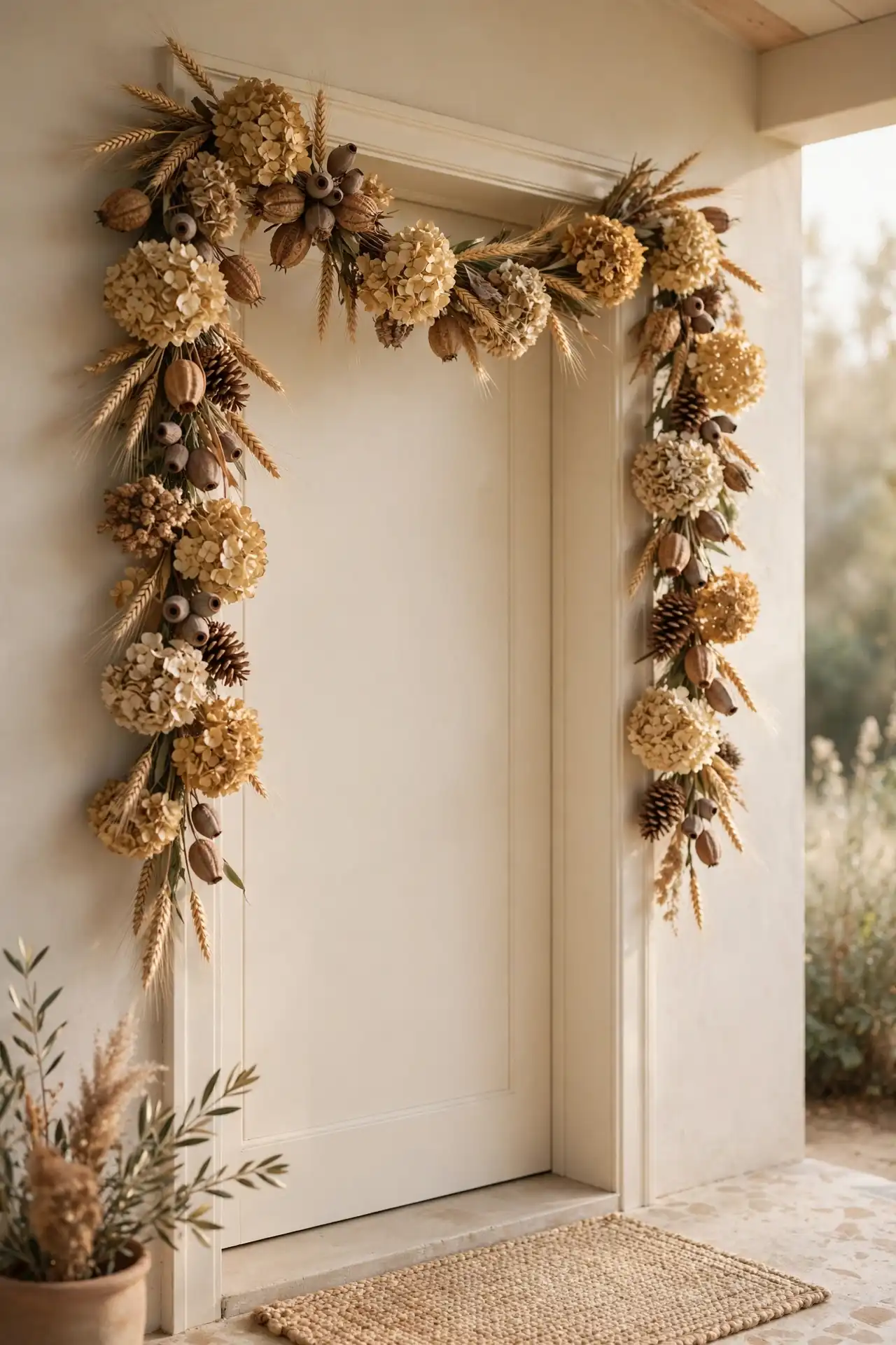 Dried Floral Garland