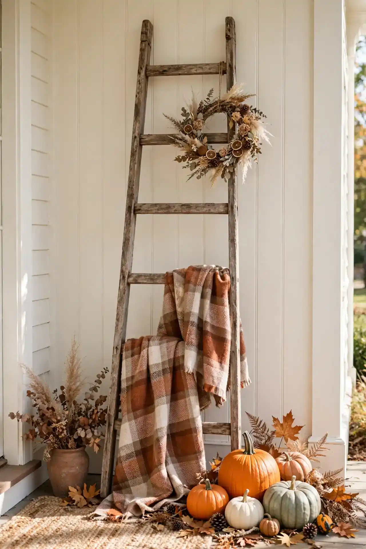 Wooden Ladder Display