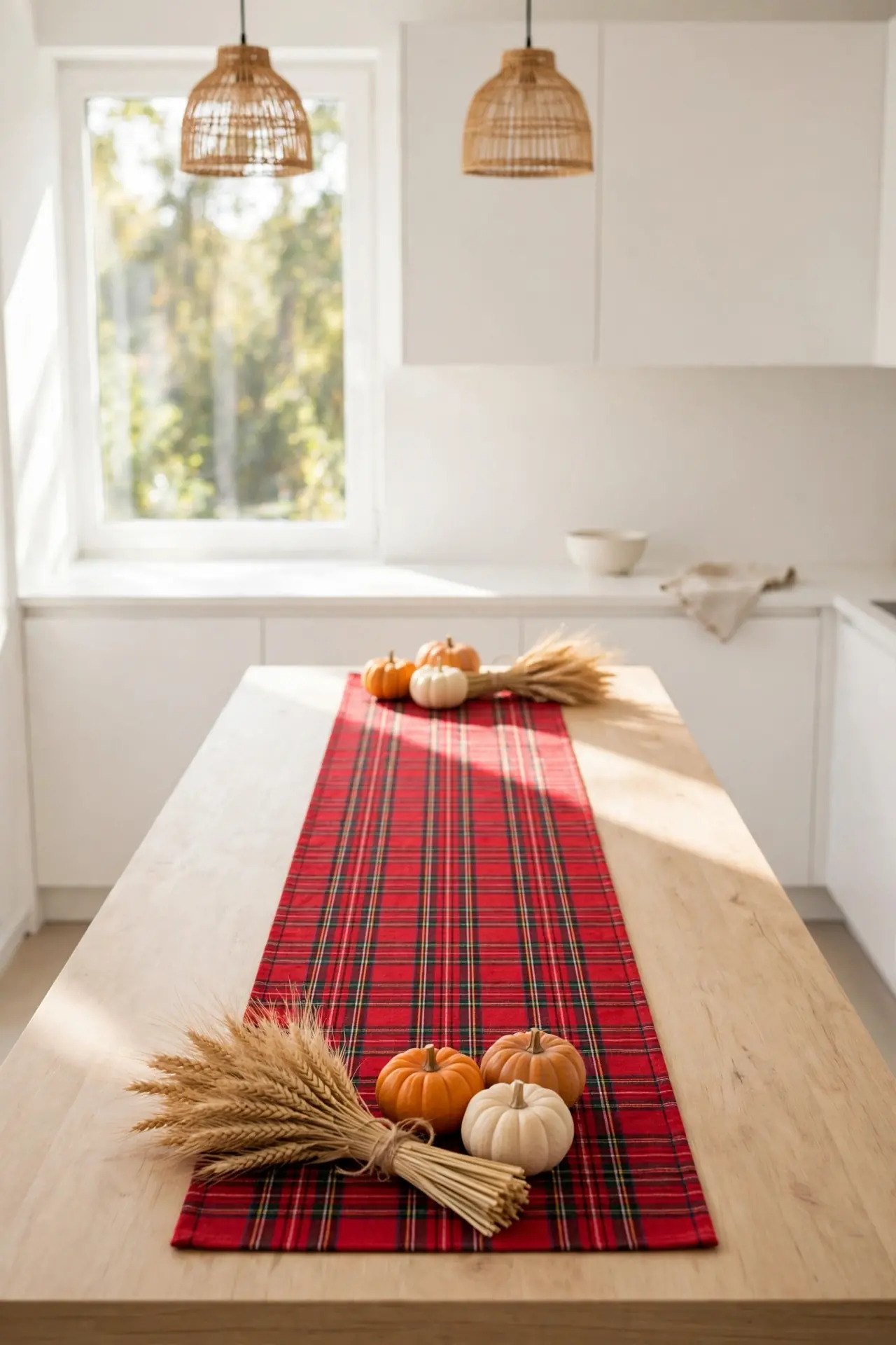 Plaid Runner Layer
