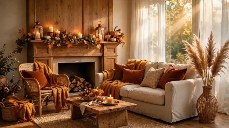 fall living room decor ideas