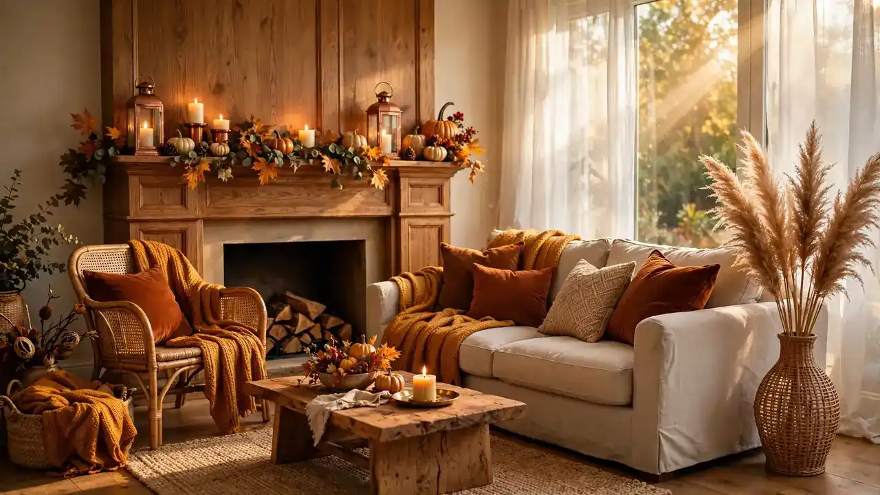 fall living room decor ideas