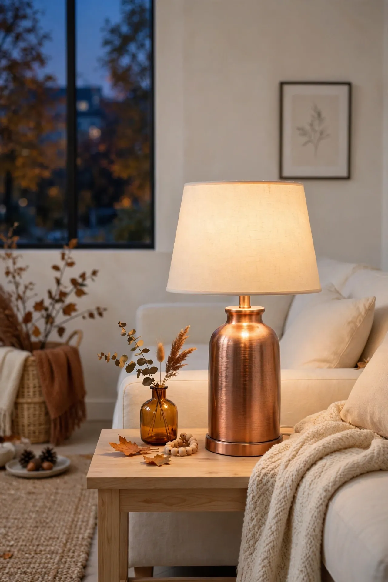 Copper Lamp Accents