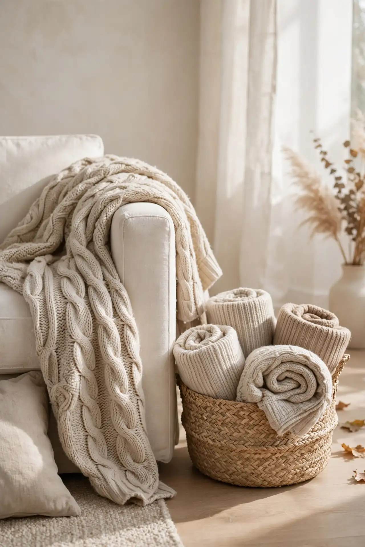 Textured Knit Throws