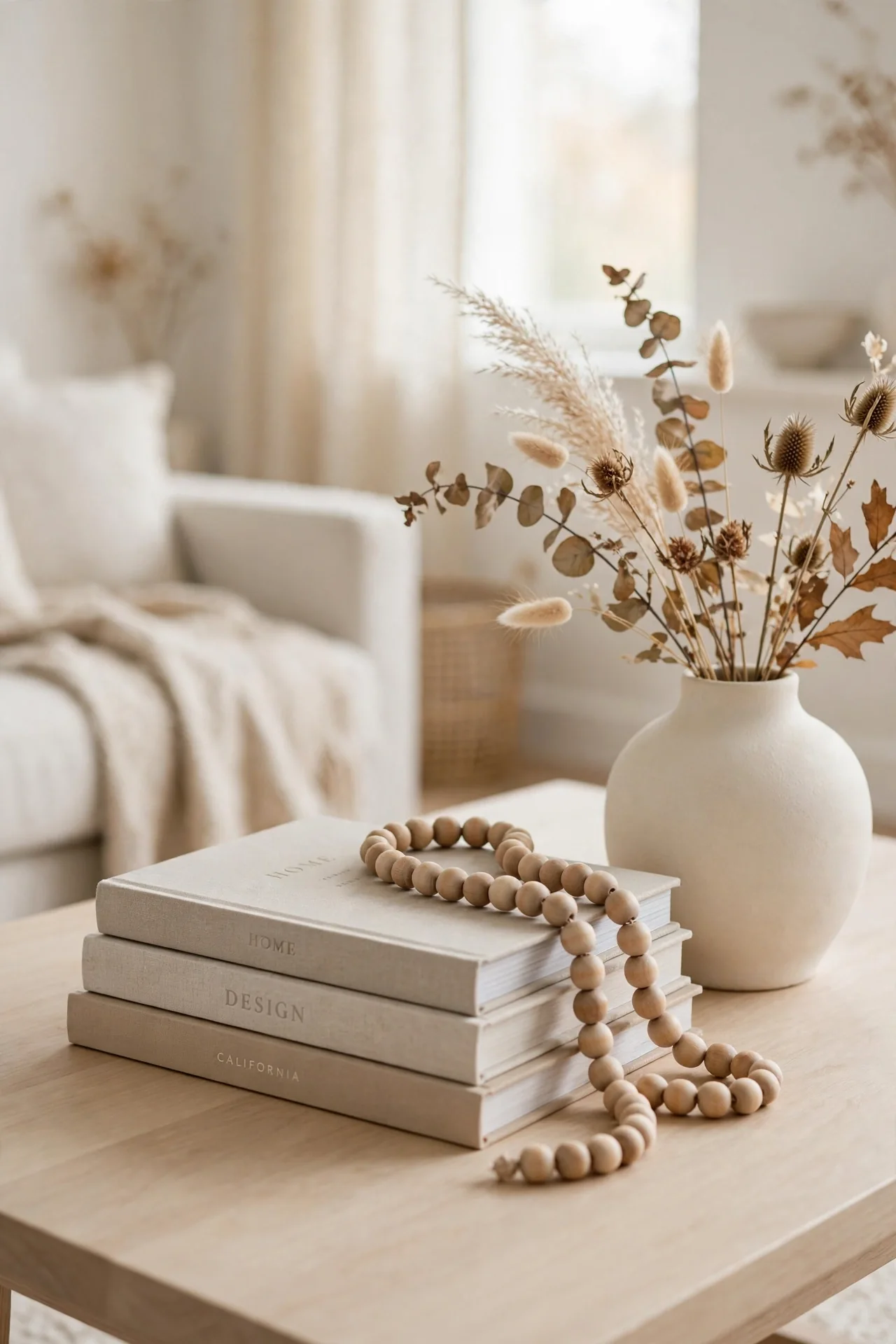 Wooden Bead Garland