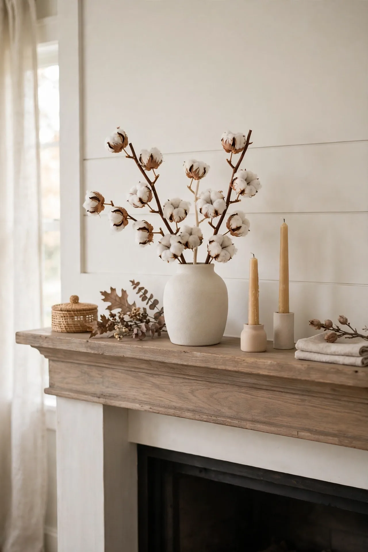 Cotton Stem Arrangement