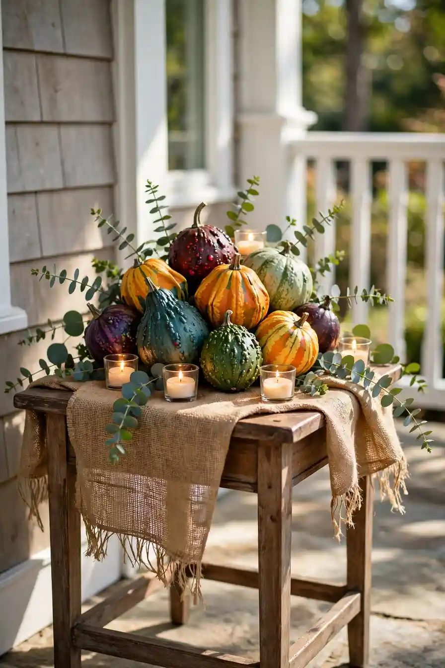 Gourd Table Vignette