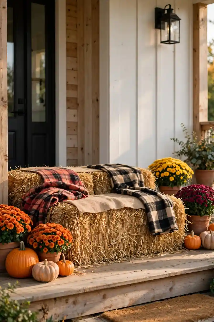 Hay Bale Seating