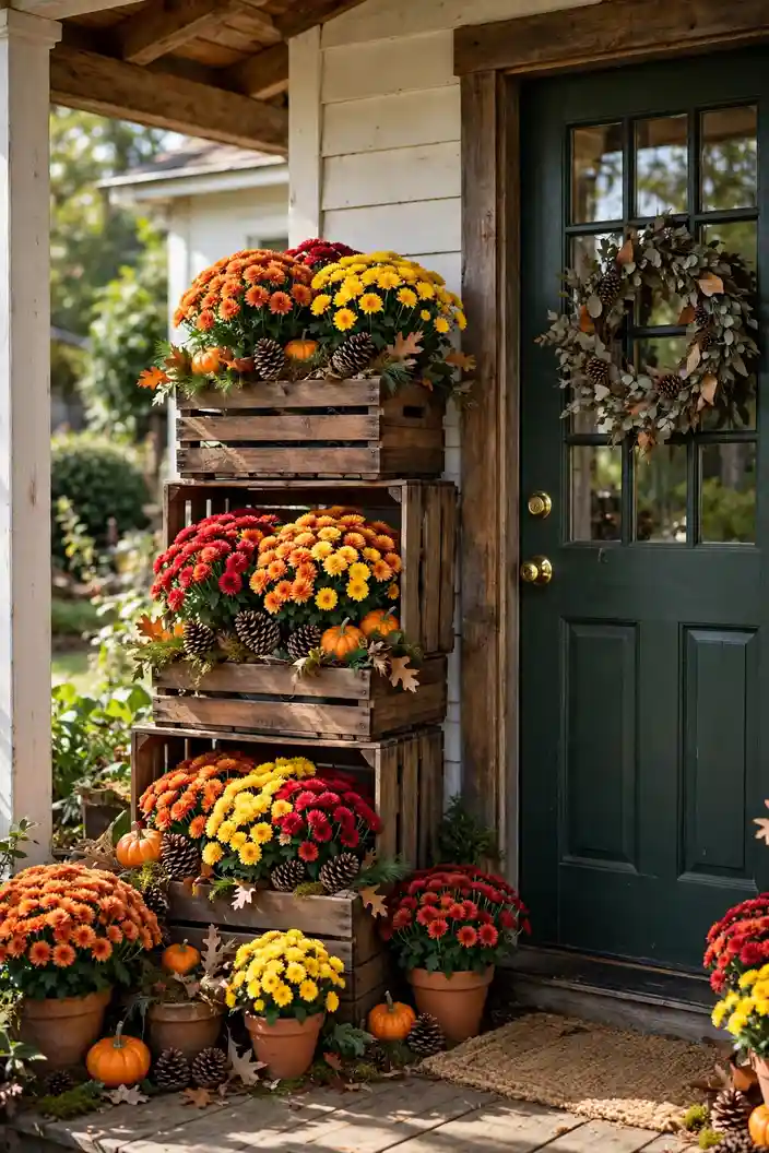 Mums in Crates