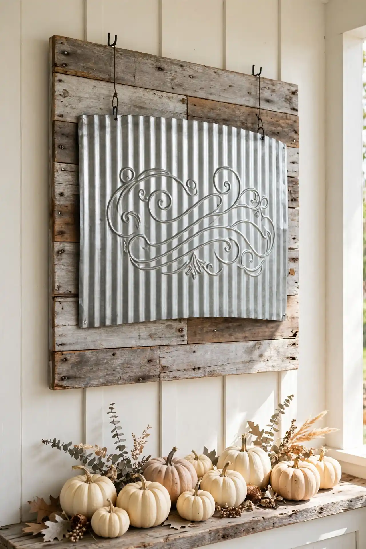 Corrugated Metal Script