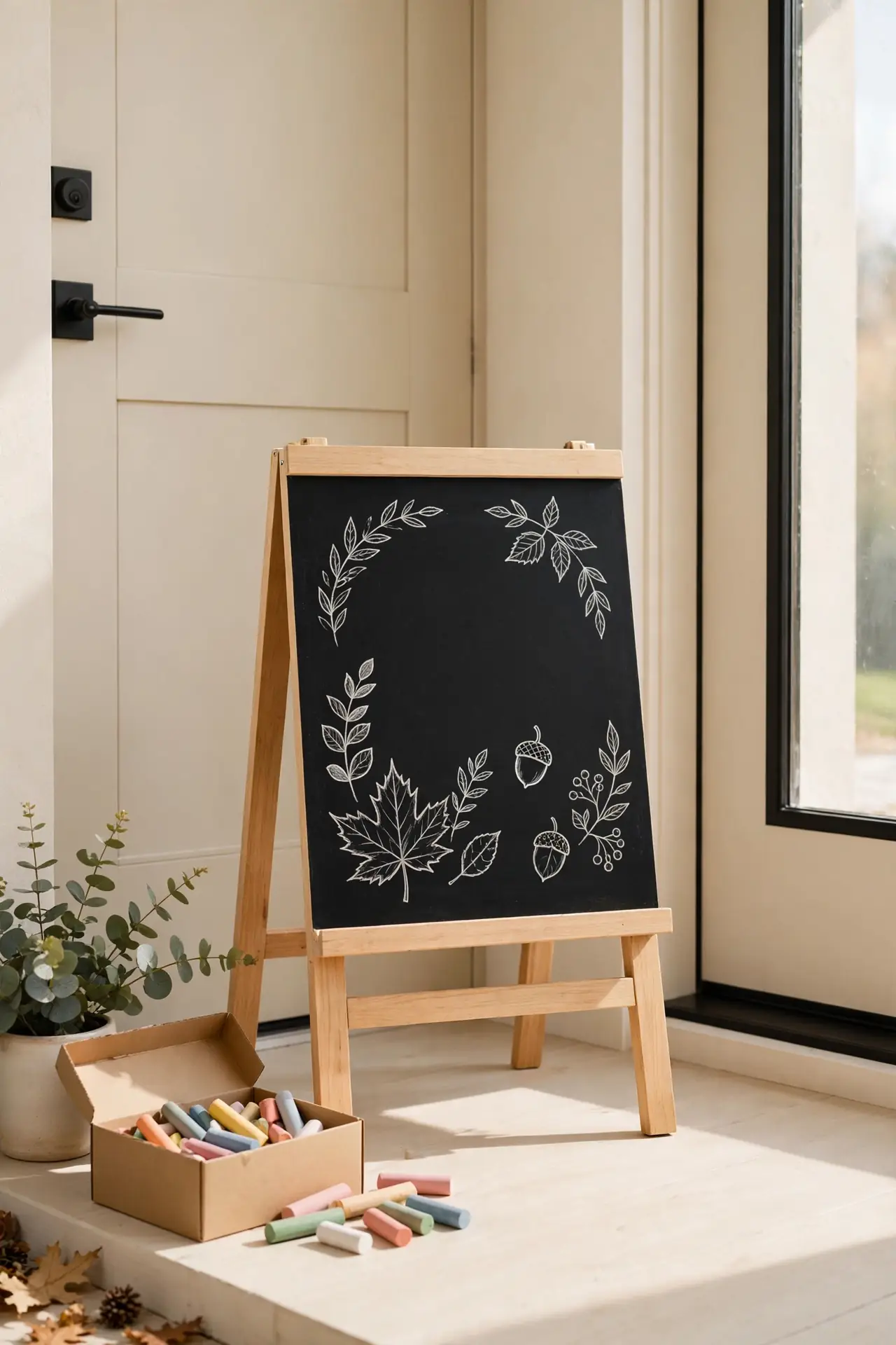 Doorstep Chalk Easel