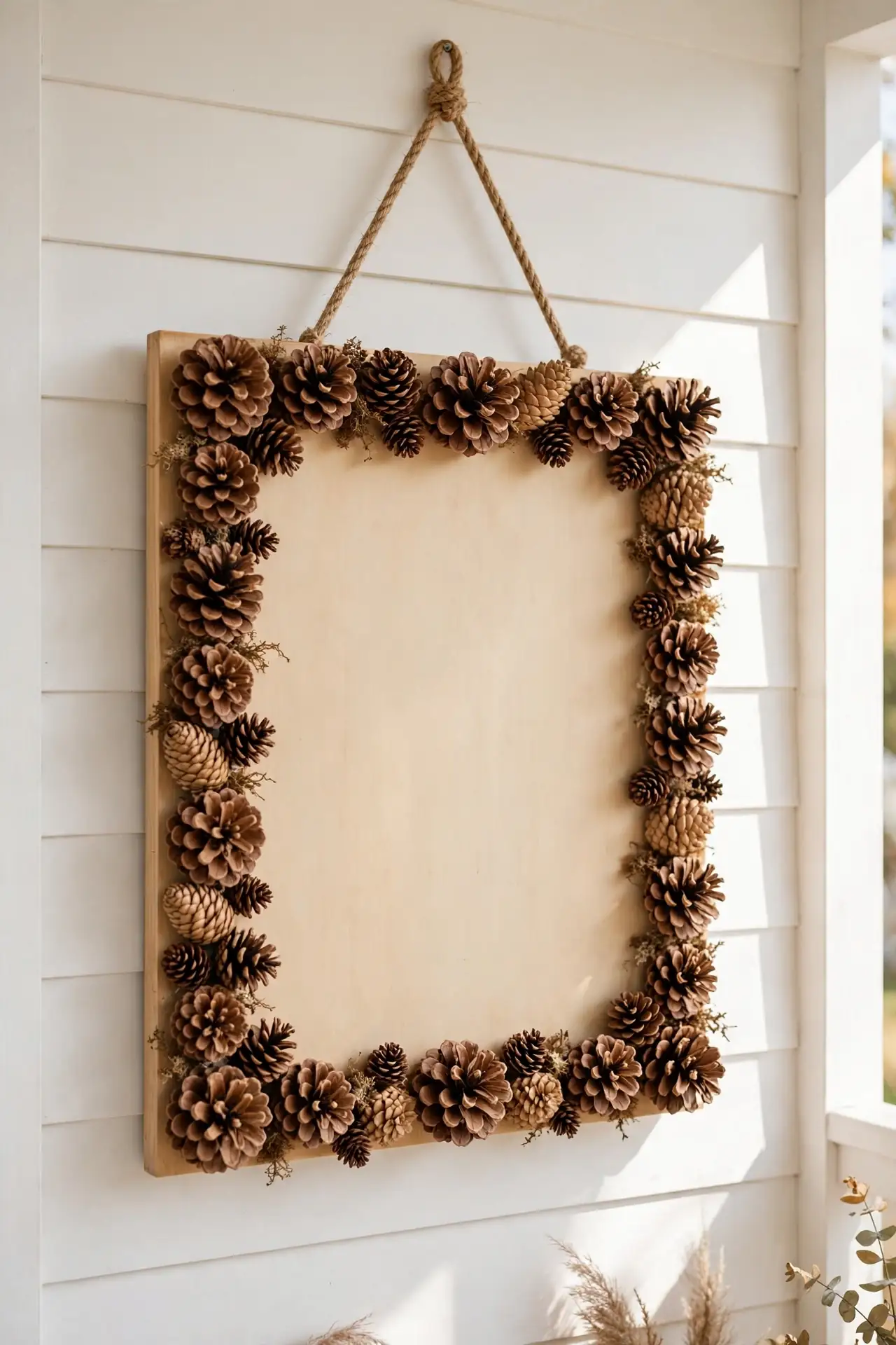 Pinecone Garland Frame