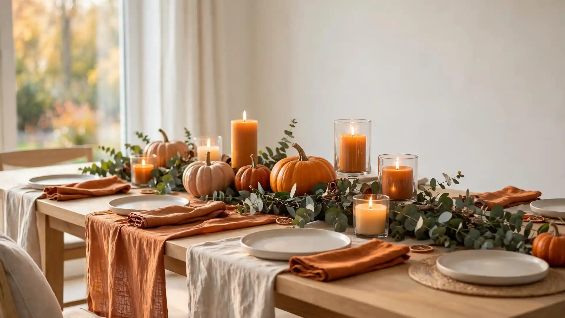fall table decor ideas