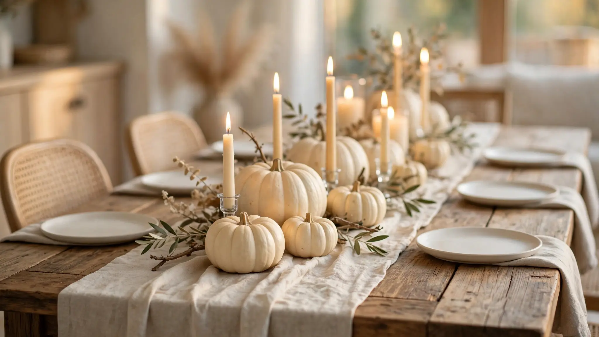 fall table setting ideas
