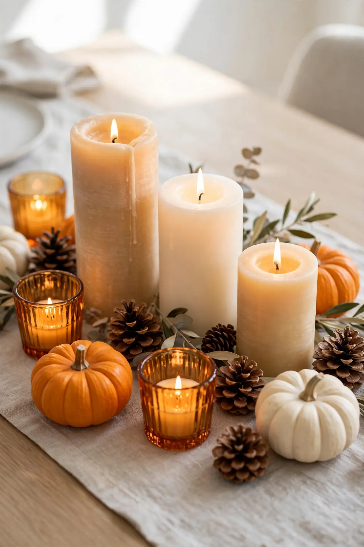 Amber Glow Candles